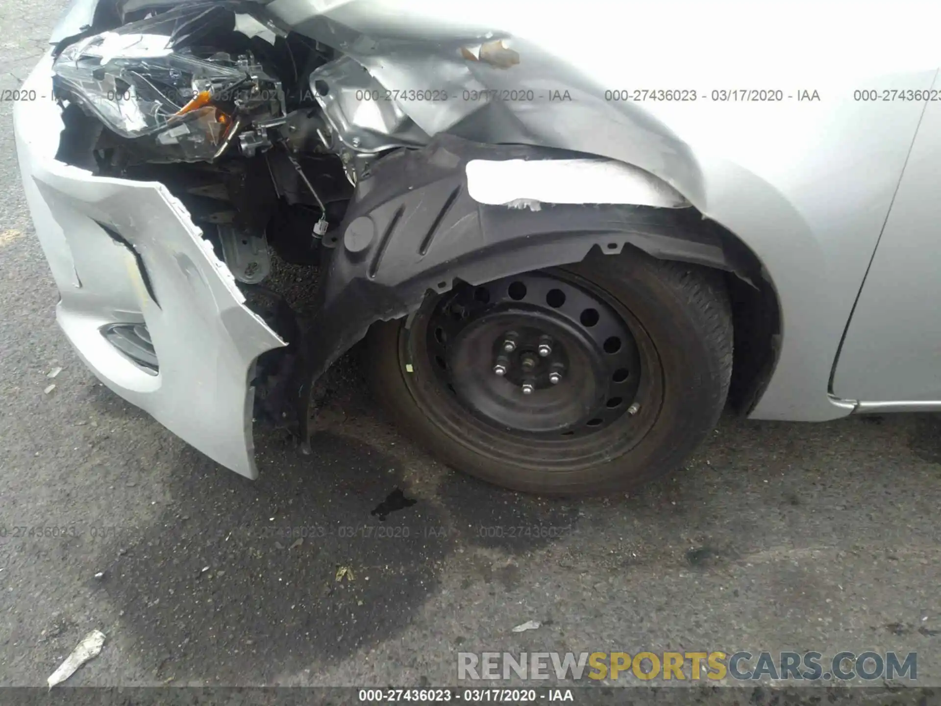 6 Photograph of a damaged car 2T1BURHE0KC138258 TOYOTA COROLLA 2019