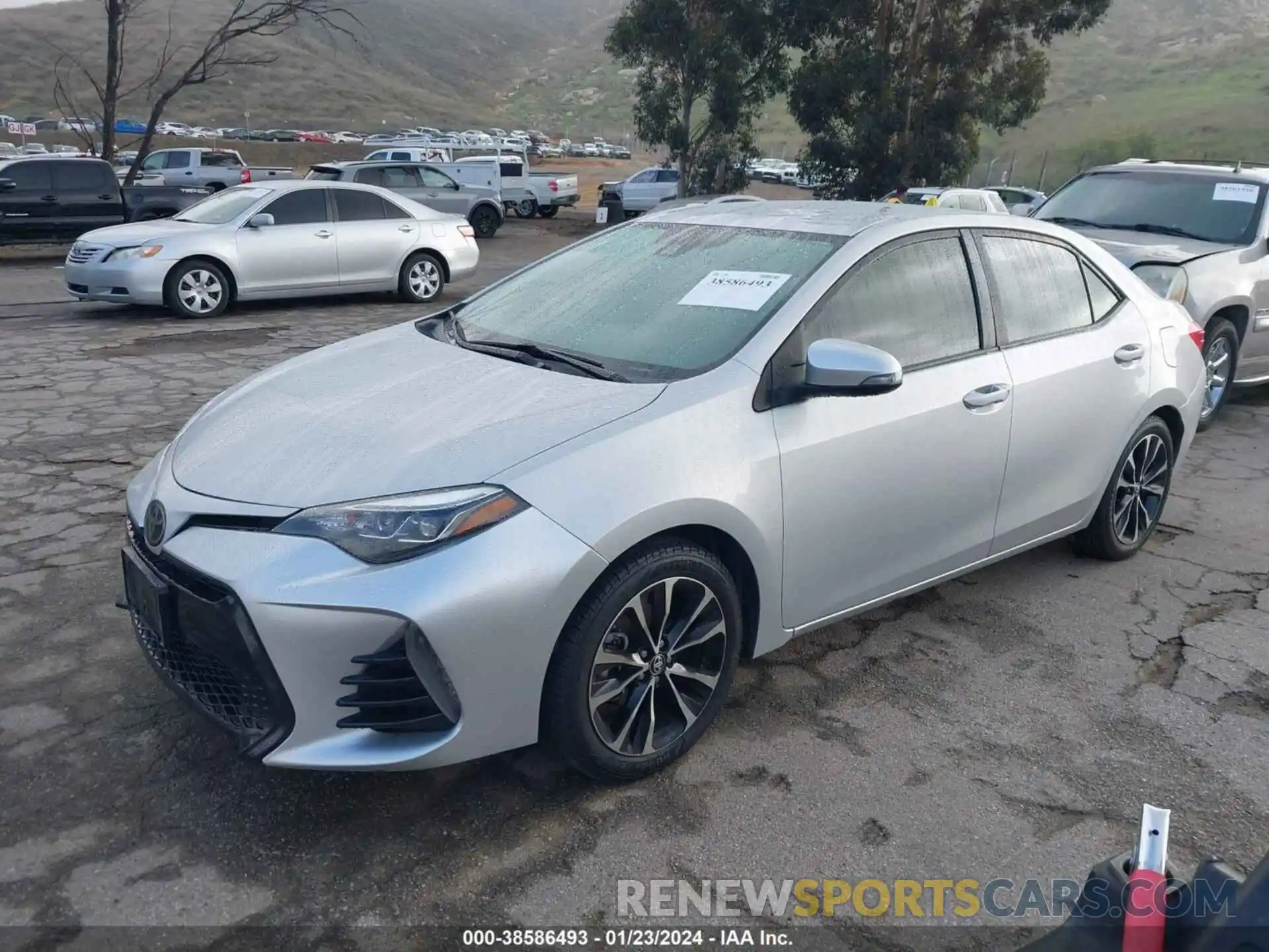 2 Photograph of a damaged car 2T1BURHE0KC140429 TOYOTA COROLLA 2019