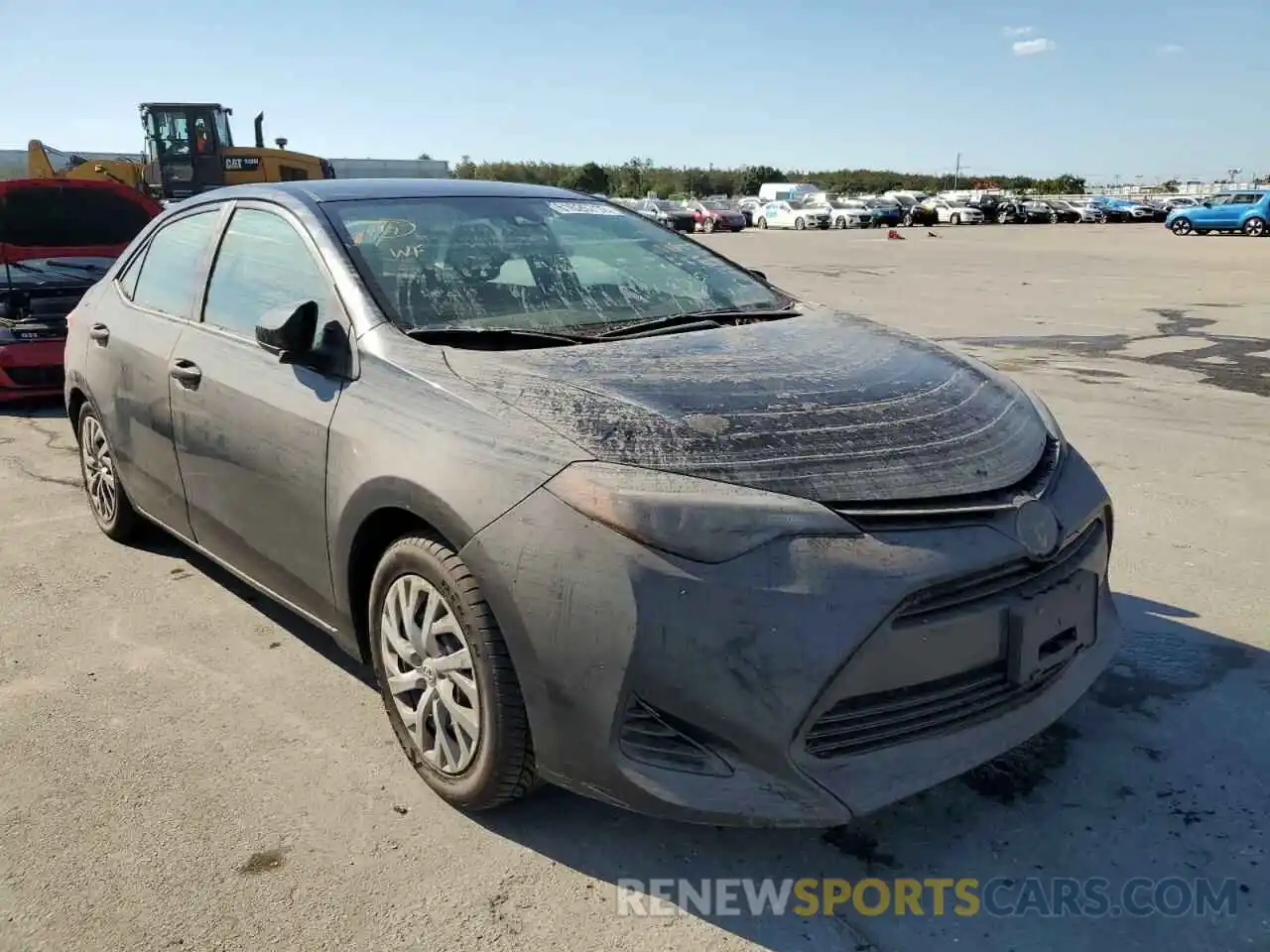 1 Photograph of a damaged car 2T1BURHE0KC140513 TOYOTA COROLLA 2019