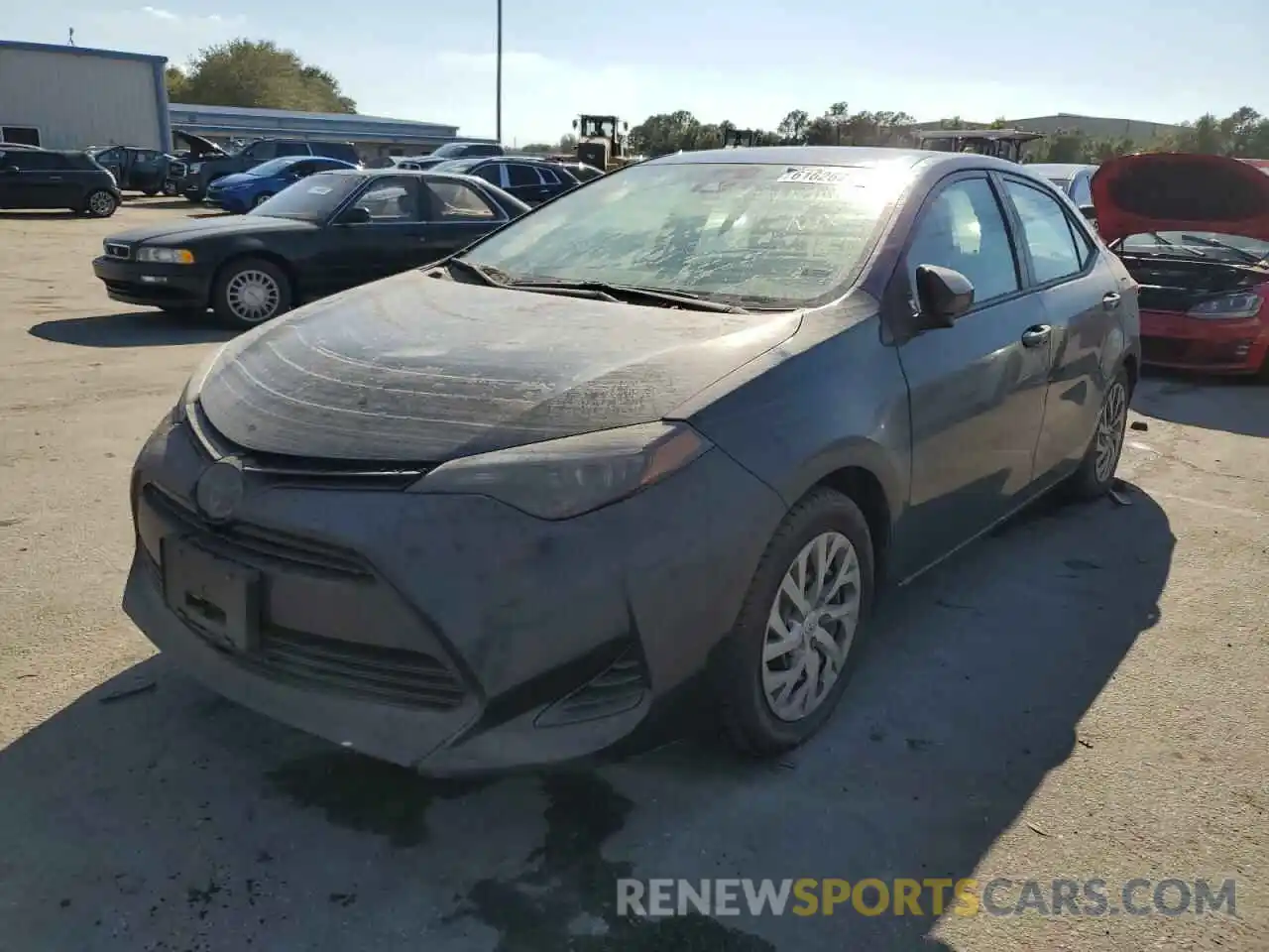 2 Photograph of a damaged car 2T1BURHE0KC140513 TOYOTA COROLLA 2019