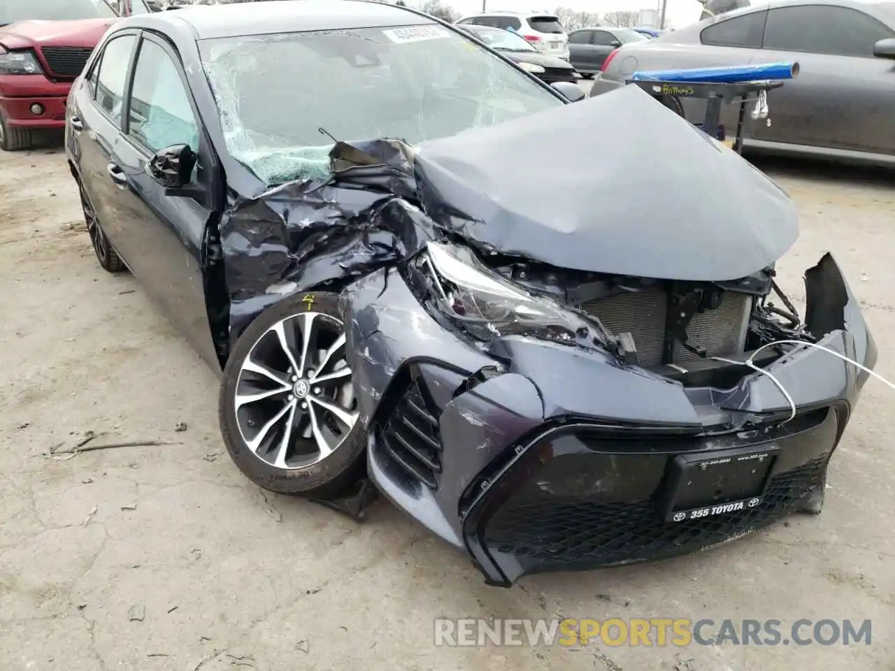 1 Photograph of a damaged car 2T1BURHE0KC140821 TOYOTA COROLLA 2019