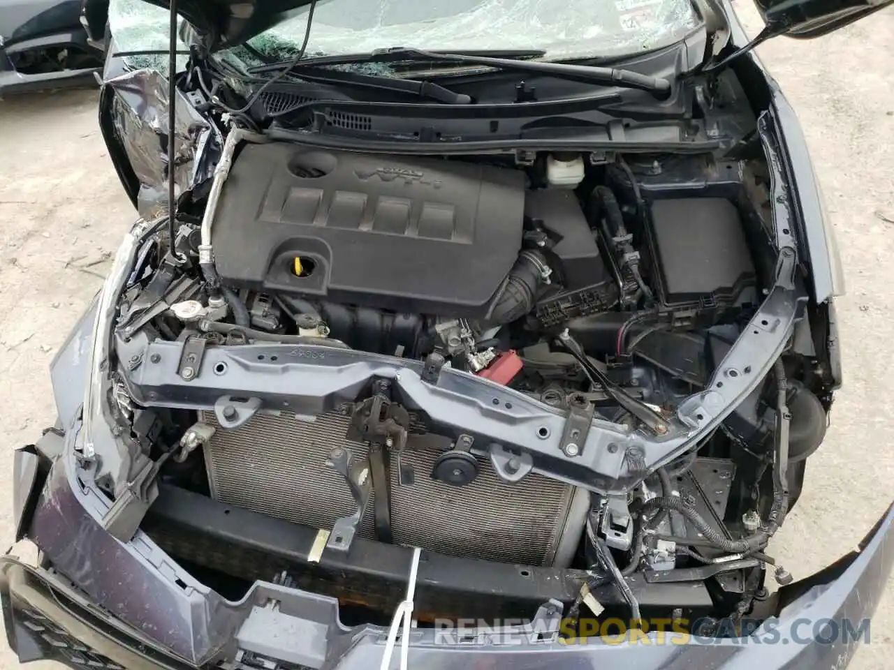 7 Photograph of a damaged car 2T1BURHE0KC140821 TOYOTA COROLLA 2019