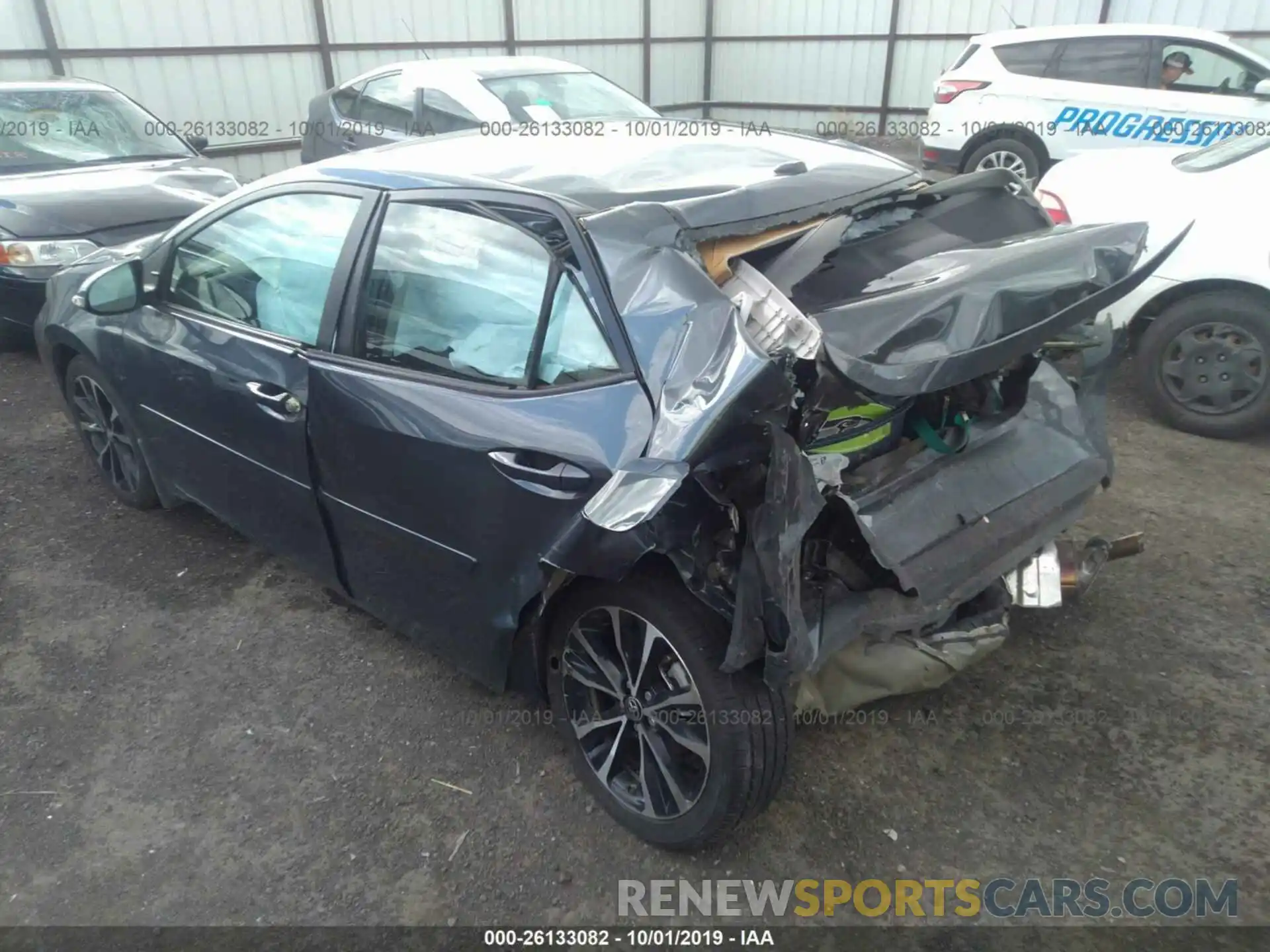 3 Photograph of a damaged car 2T1BURHE0KC142553 TOYOTA COROLLA 2019