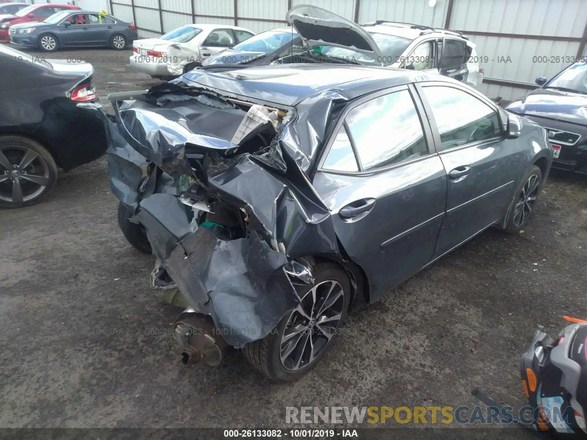 4 Photograph of a damaged car 2T1BURHE0KC142553 TOYOTA COROLLA 2019