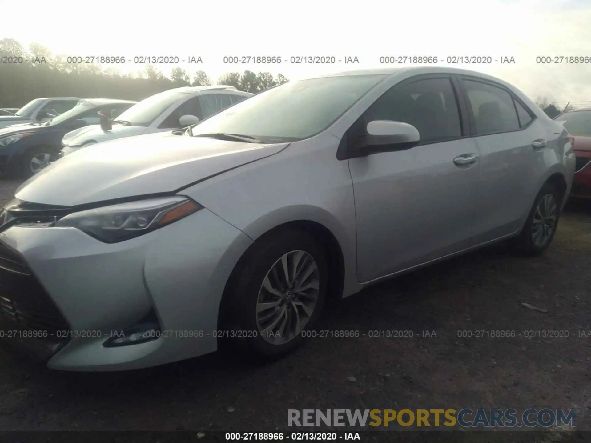 2 Photograph of a damaged car 2T1BURHE0KC142956 TOYOTA COROLLA 2019