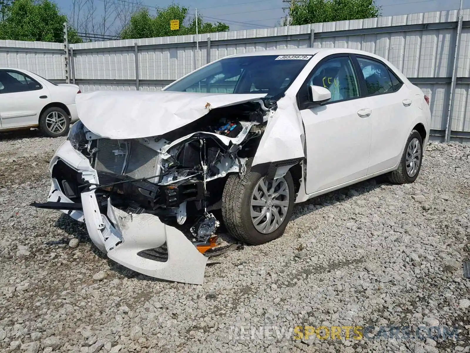 2 Photograph of a damaged car 2T1BURHE0KC143220 TOYOTA COROLLA 2019