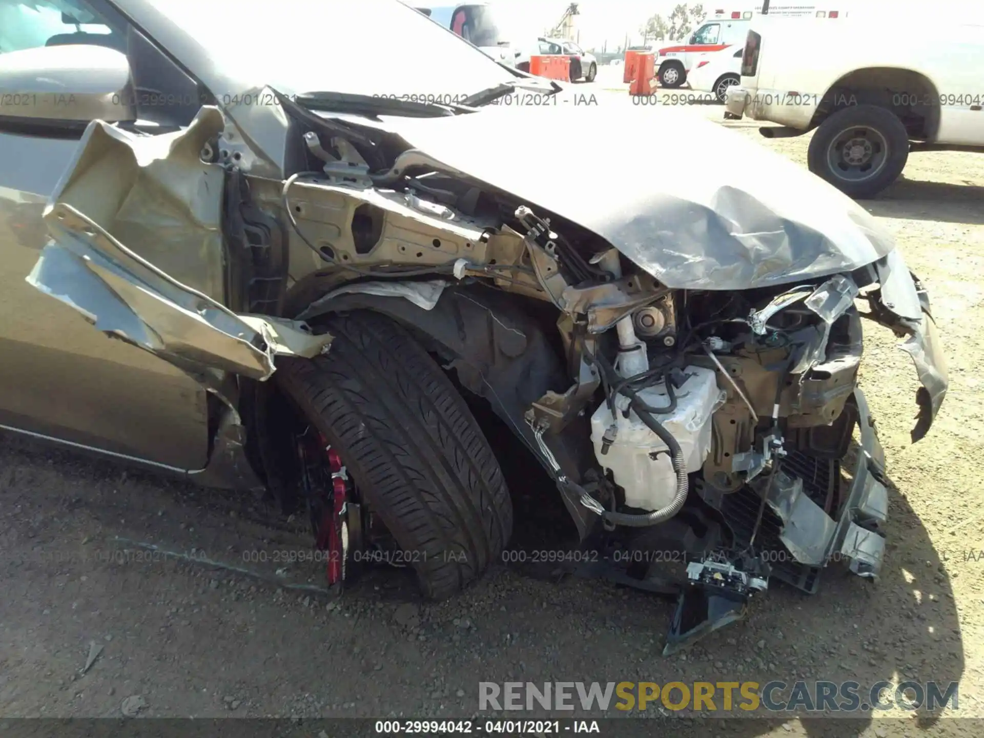 6 Photograph of a damaged car 2T1BURHE0KC143279 TOYOTA COROLLA 2019