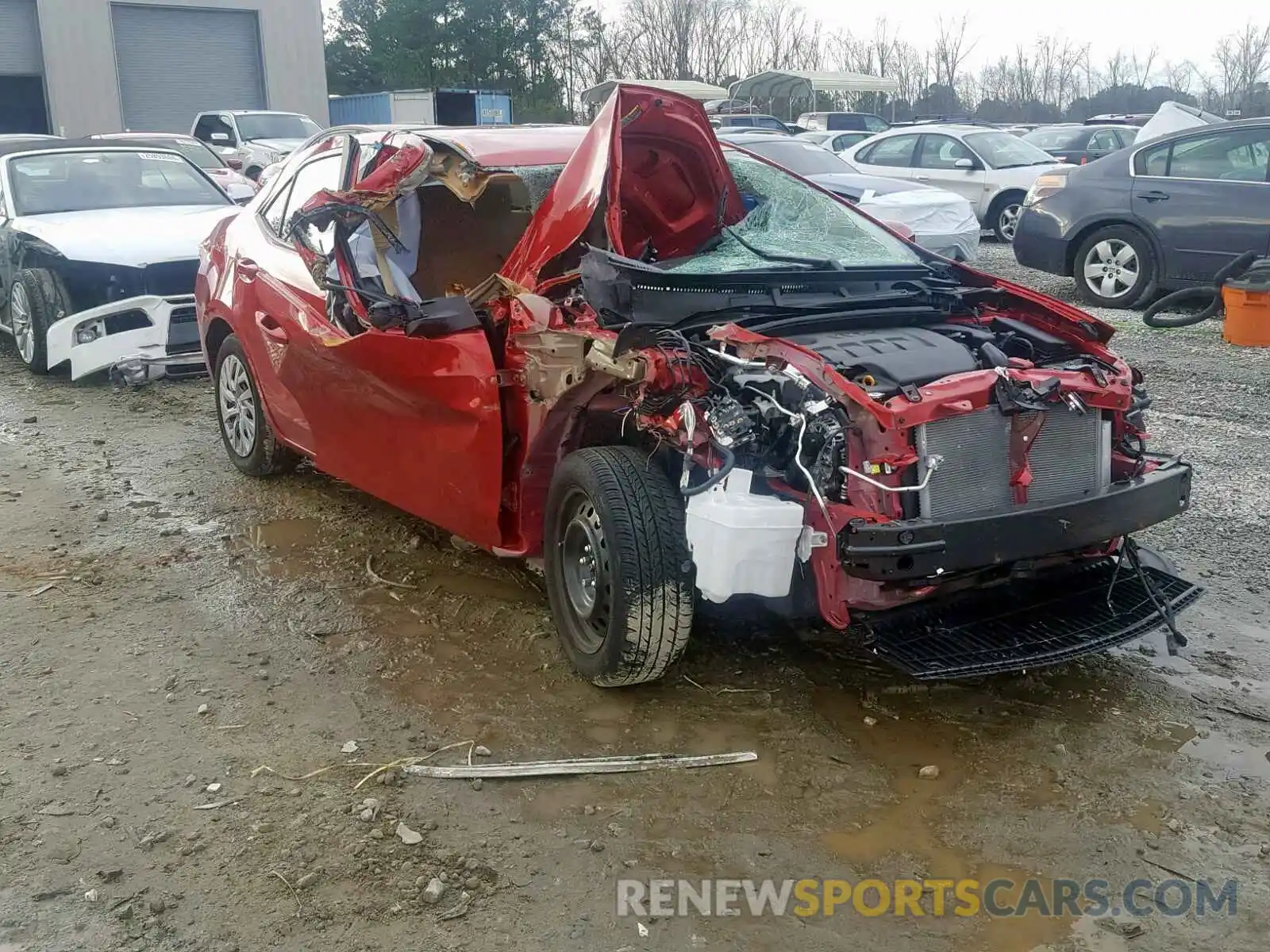 1 Photograph of a damaged car 2T1BURHE0KC144710 TOYOTA COROLLA 2019