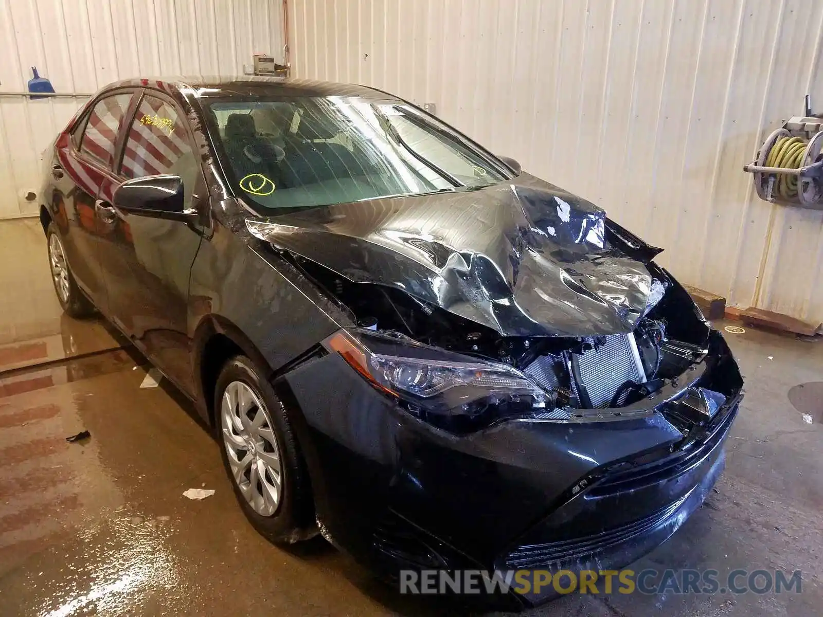 1 Photograph of a damaged car 2T1BURHE0KC145775 TOYOTA COROLLA 2019