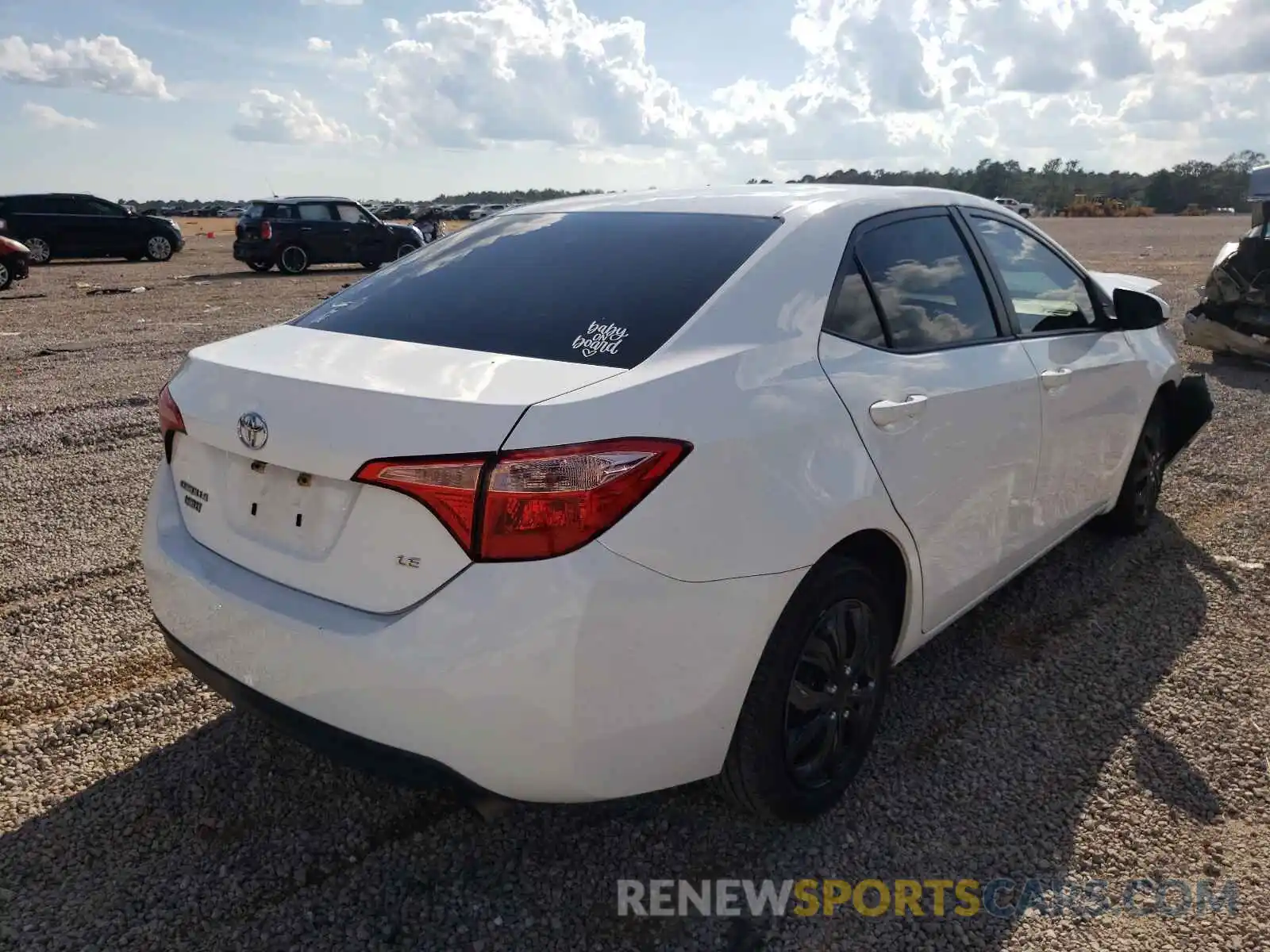 4 Photograph of a damaged car 2T1BURHE0KC146120 TOYOTA COROLLA 2019