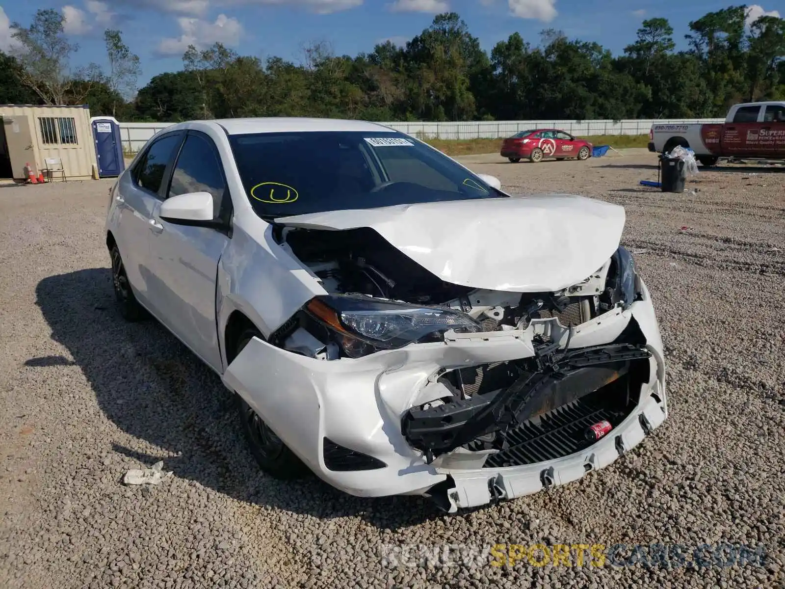 9 Photograph of a damaged car 2T1BURHE0KC146120 TOYOTA COROLLA 2019