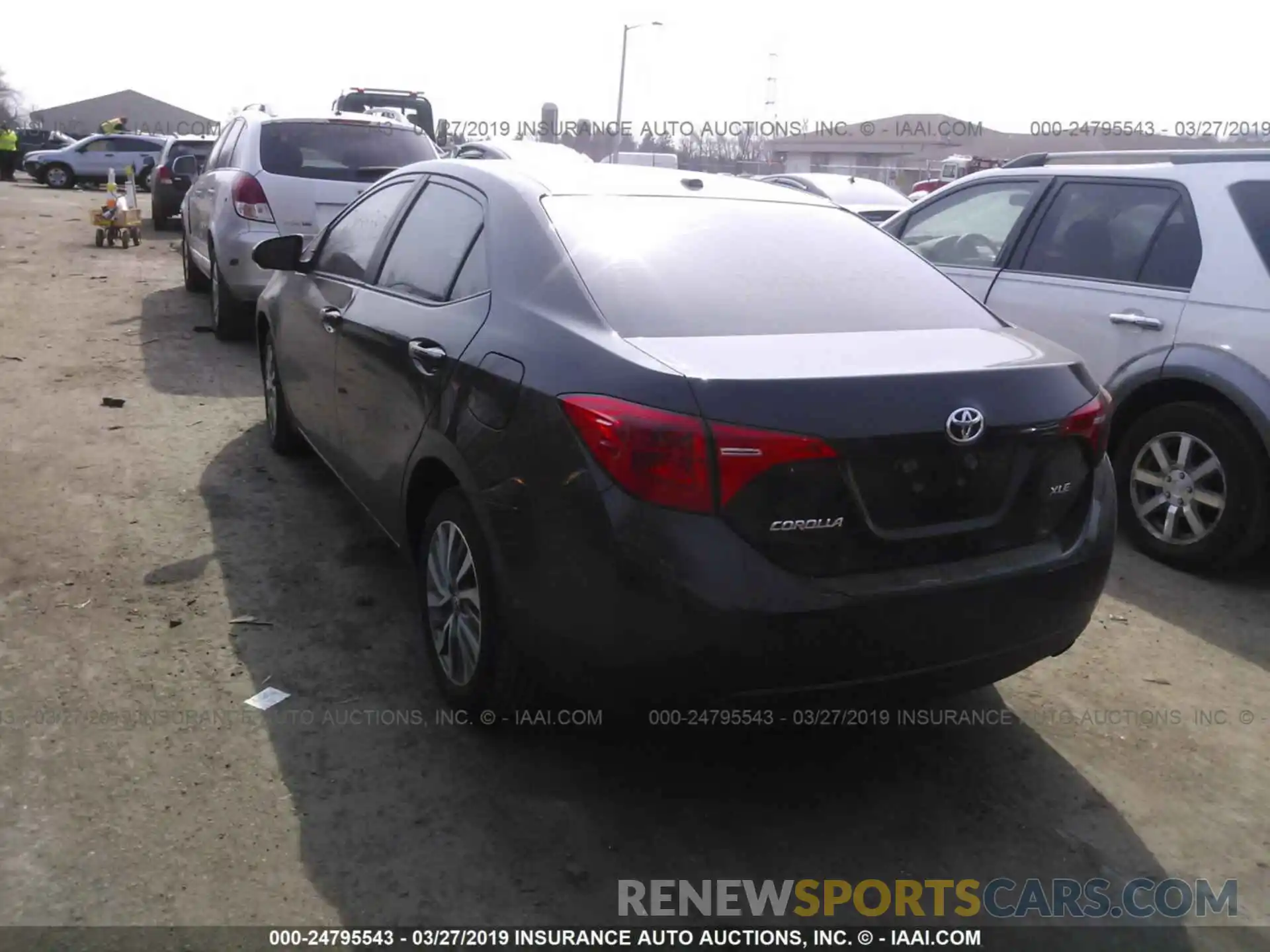 3 Photograph of a damaged car 2T1BURHE0KC146280 TOYOTA COROLLA 2019