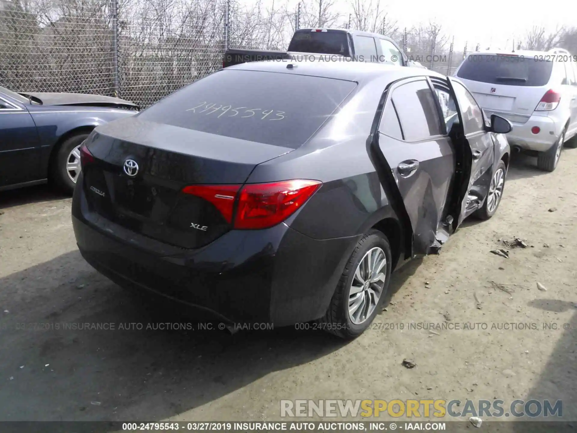 4 Photograph of a damaged car 2T1BURHE0KC146280 TOYOTA COROLLA 2019