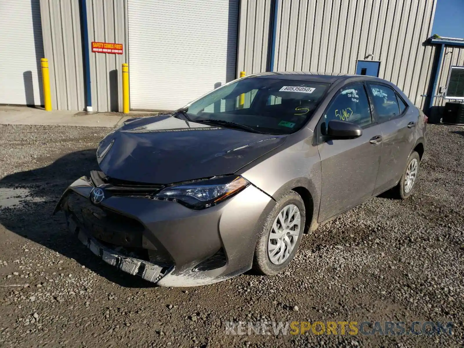 2 Photograph of a damaged car 2T1BURHE0KC146523 TOYOTA COROLLA 2019