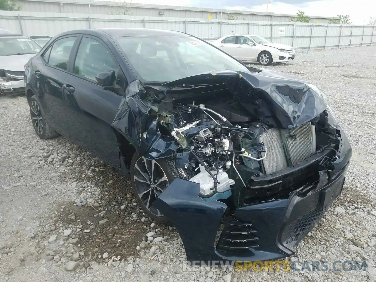 1 Photograph of a damaged car 2T1BURHE0KC146716 TOYOTA COROLLA 2019