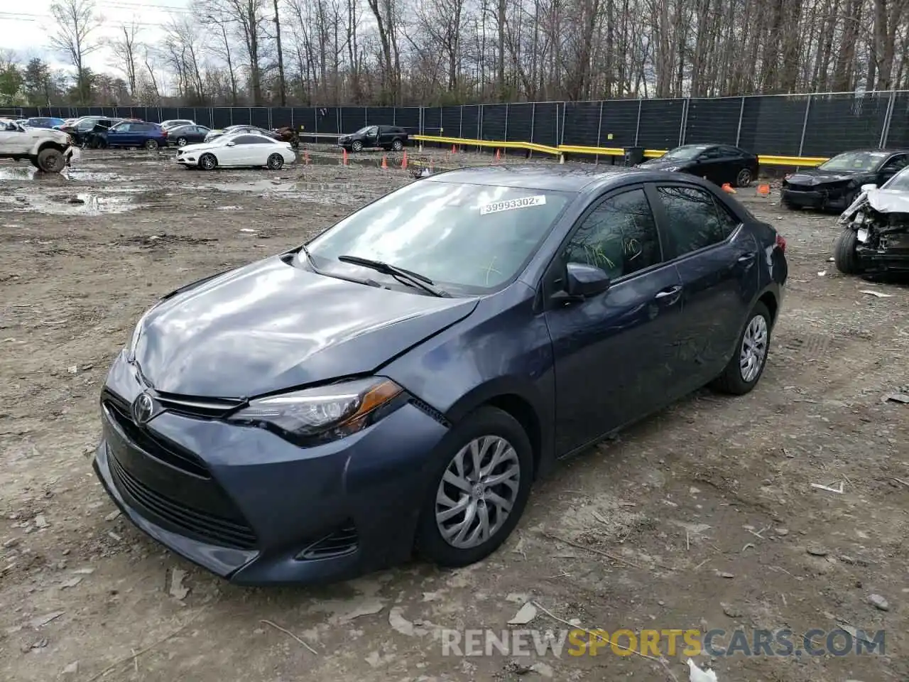 2 Photograph of a damaged car 2T1BURHE0KC147414 TOYOTA COROLLA 2019