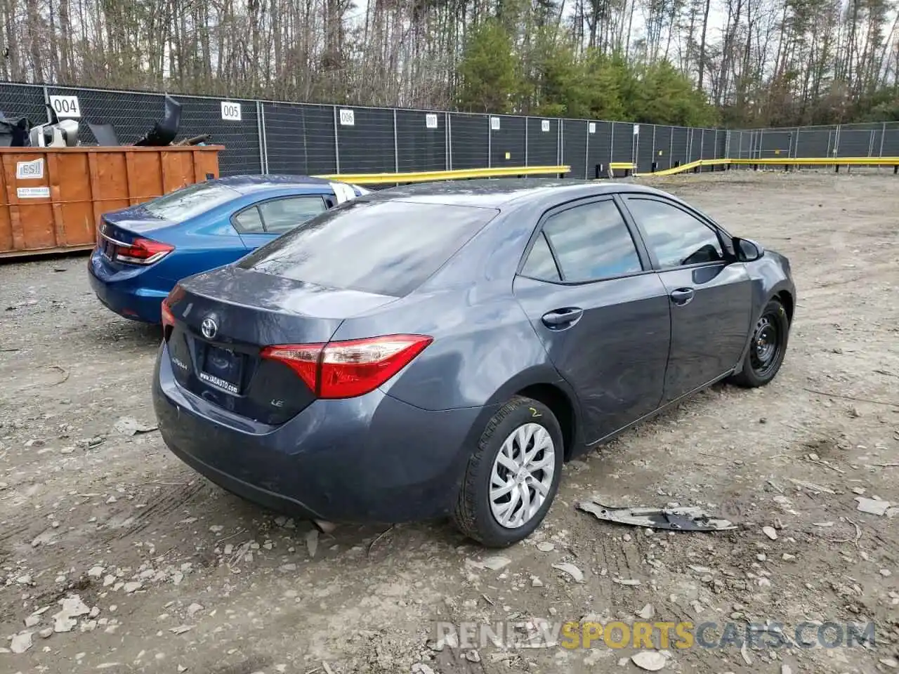 4 Photograph of a damaged car 2T1BURHE0KC147414 TOYOTA COROLLA 2019