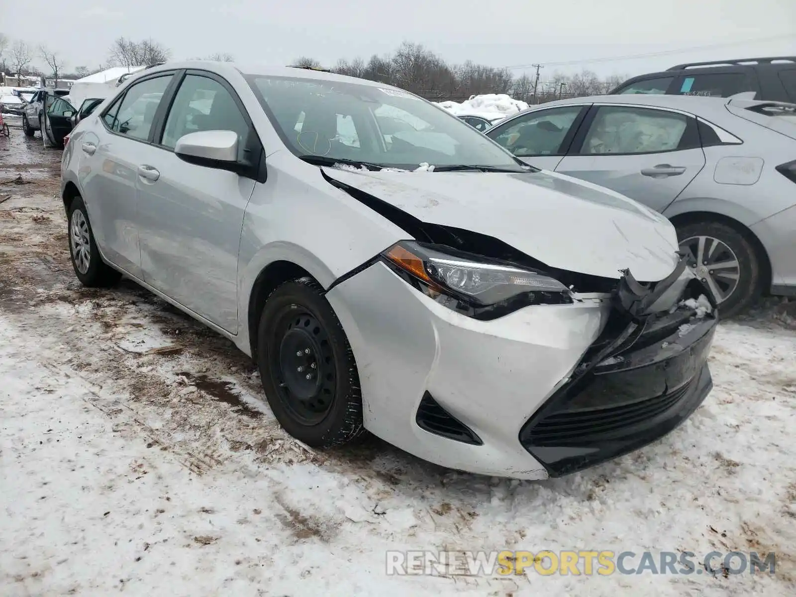 1 Photograph of a damaged car 2T1BURHE0KC147638 TOYOTA COROLLA 2019