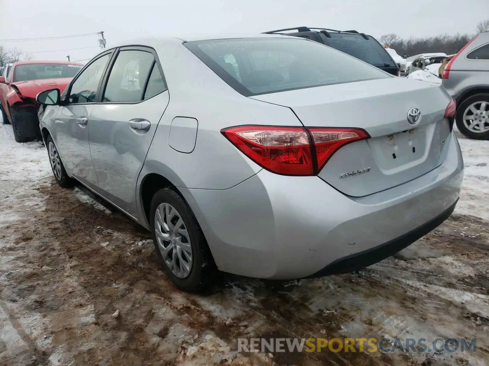 3 Photograph of a damaged car 2T1BURHE0KC147638 TOYOTA COROLLA 2019