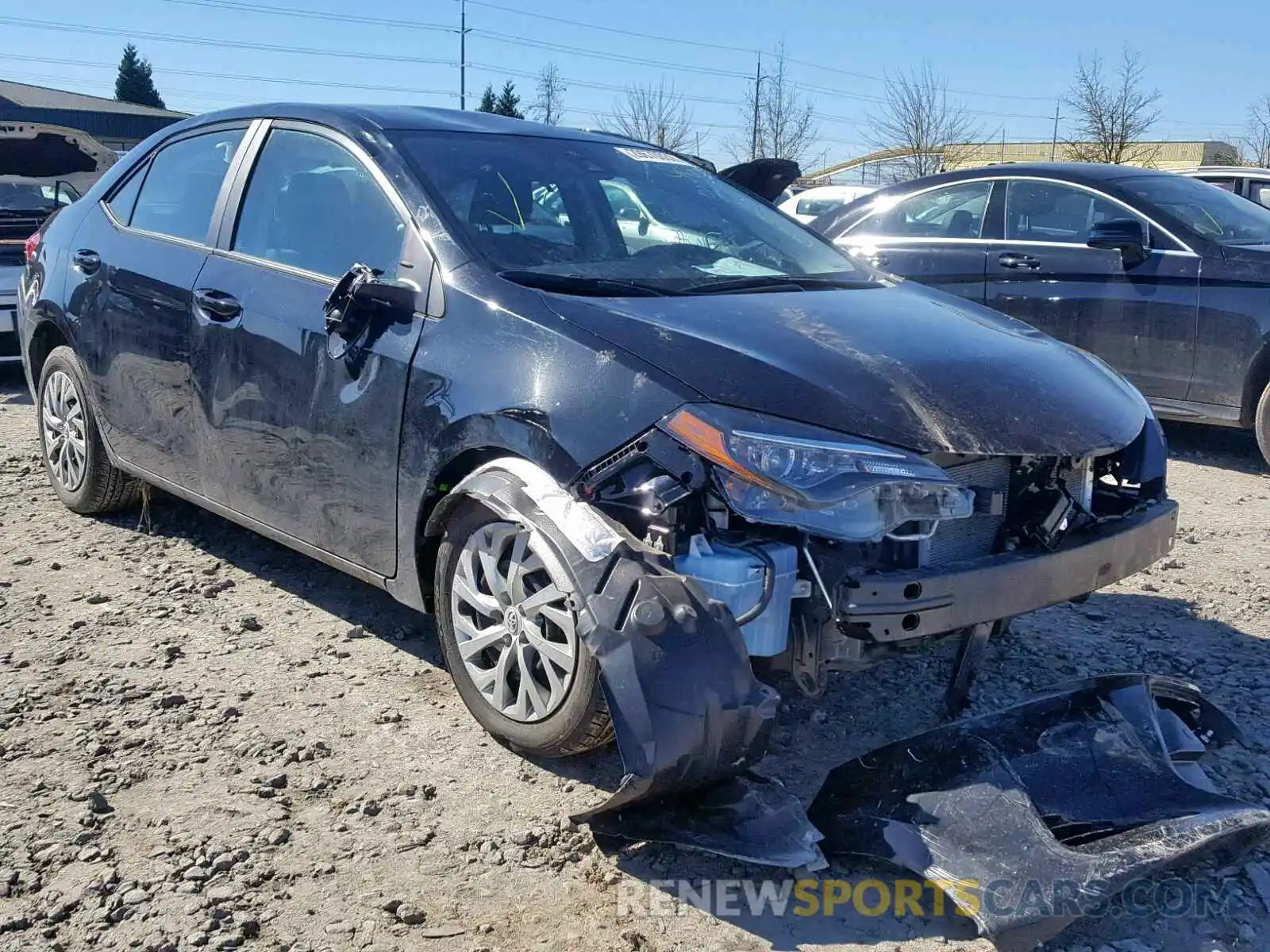 1 Photograph of a damaged car 2T1BURHE0KC147719 TOYOTA COROLLA 2019