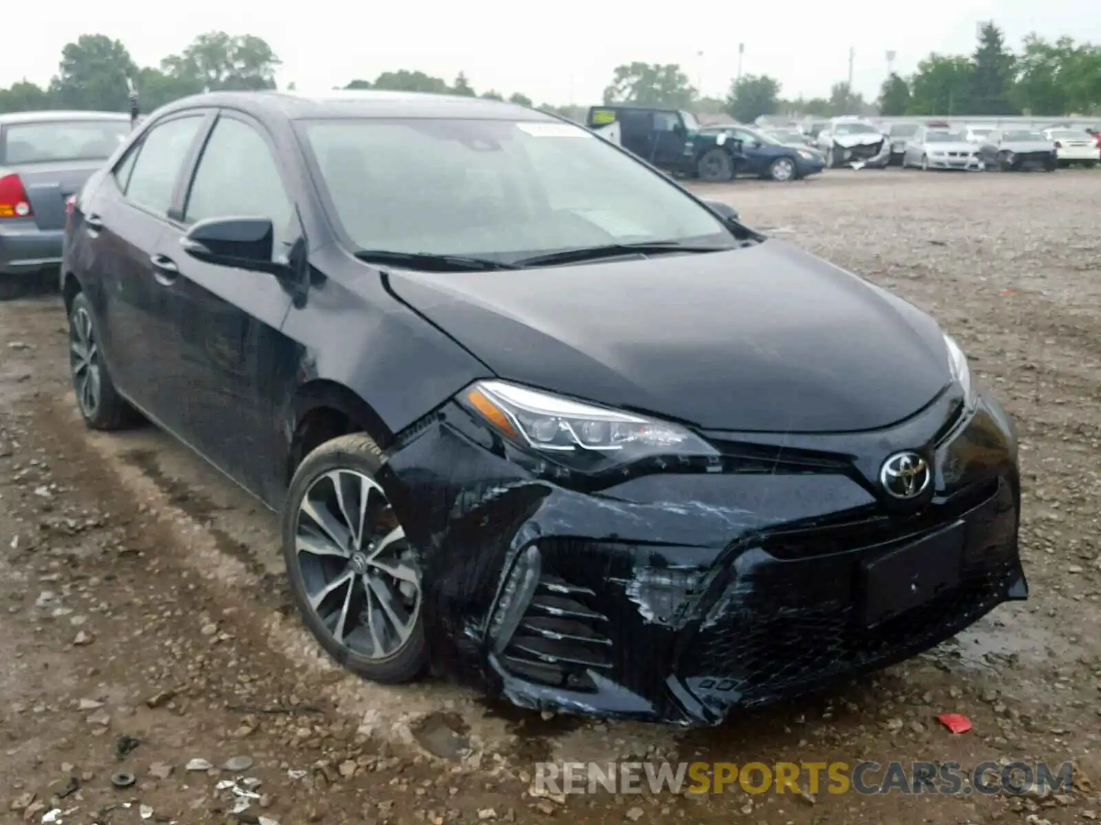 1 Photograph of a damaged car 2T1BURHE0KC148000 TOYOTA COROLLA 2019