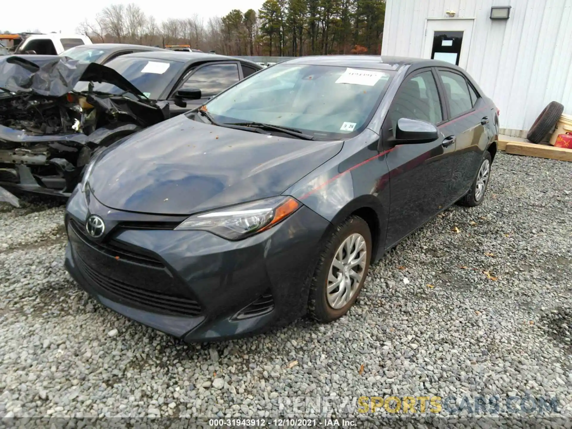 2 Photograph of a damaged car 2T1BURHE0KC148207 TOYOTA COROLLA 2019