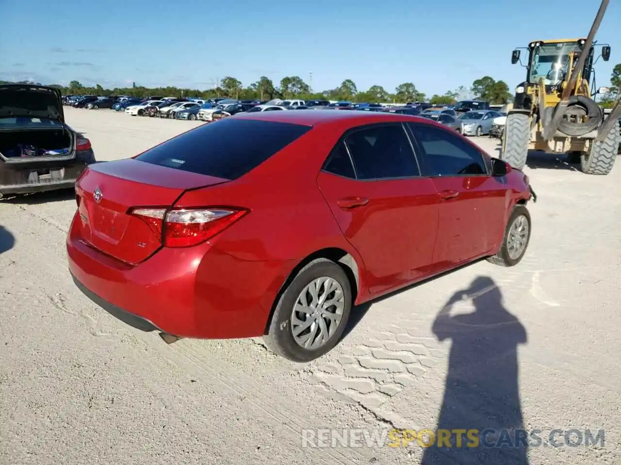 3 Photograph of a damaged car 2T1BURHE0KC148322 TOYOTA COROLLA 2019