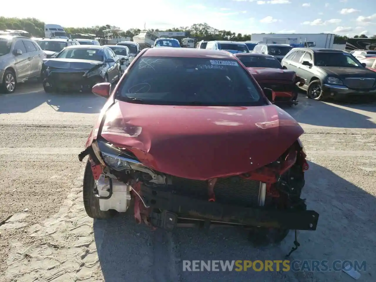 5 Photograph of a damaged car 2T1BURHE0KC148322 TOYOTA COROLLA 2019