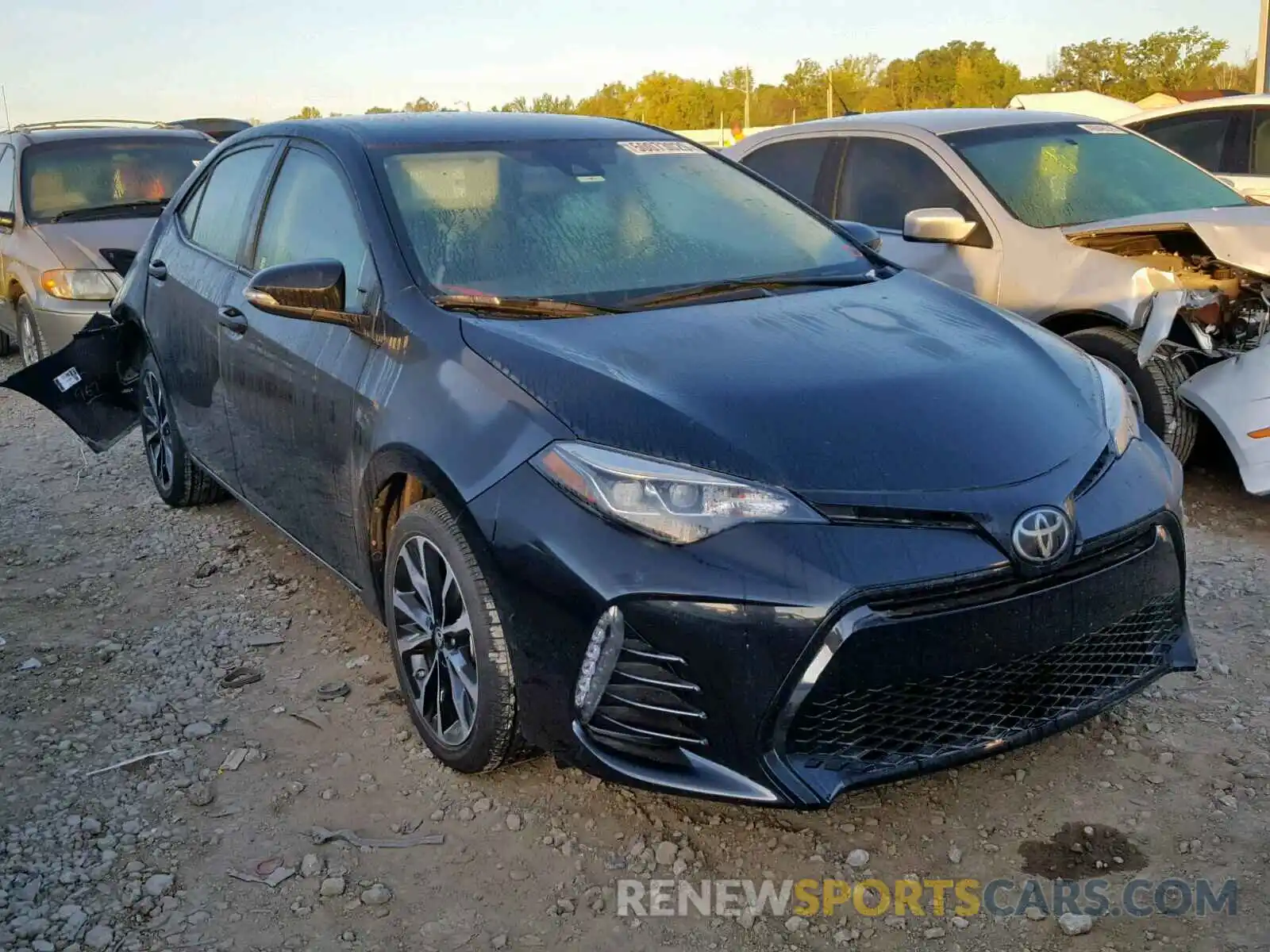 1 Photograph of a damaged car 2T1BURHE0KC148465 TOYOTA COROLLA 2019