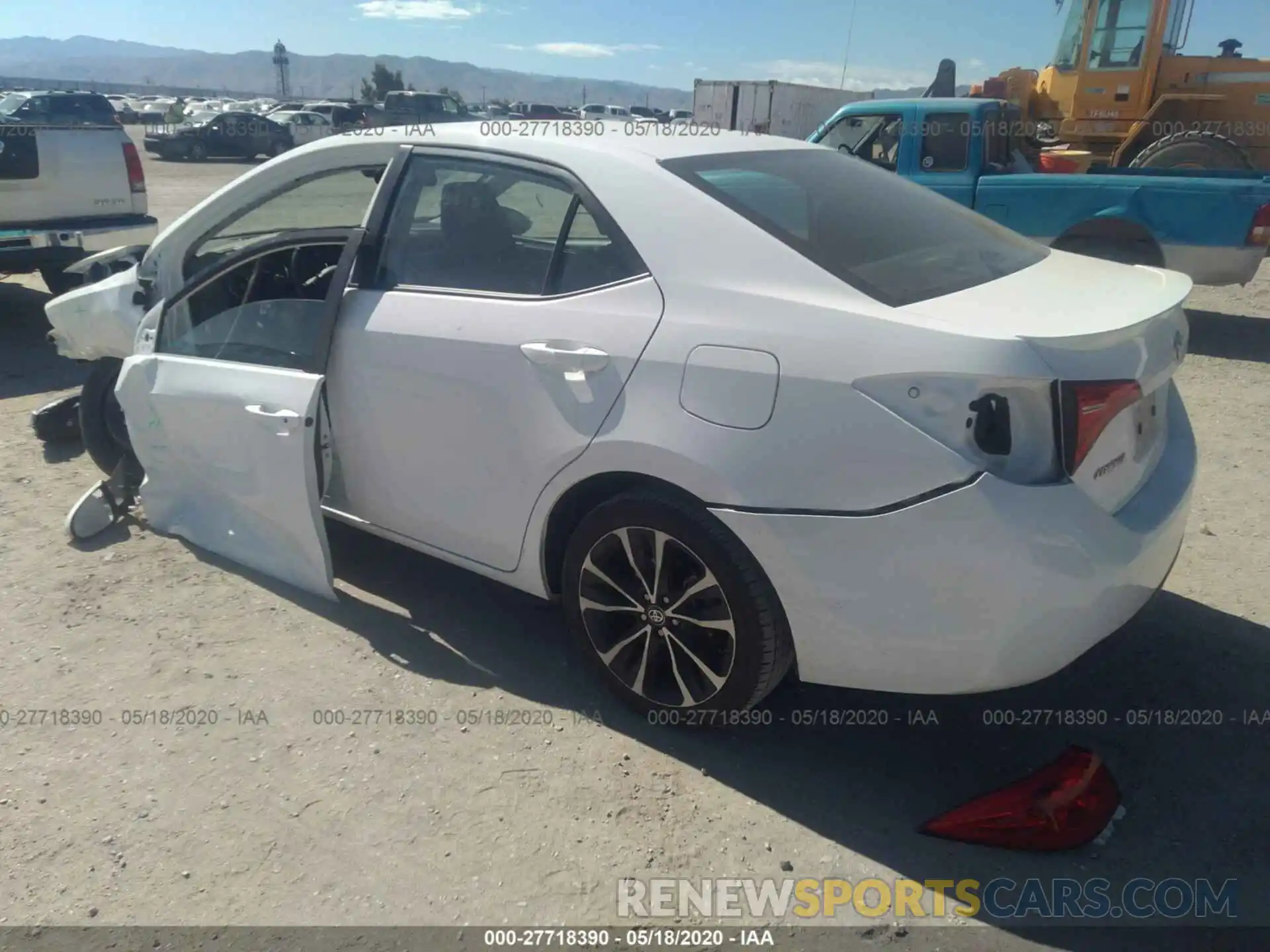 3 Photograph of a damaged car 2T1BURHE0KC148725 TOYOTA COROLLA 2019