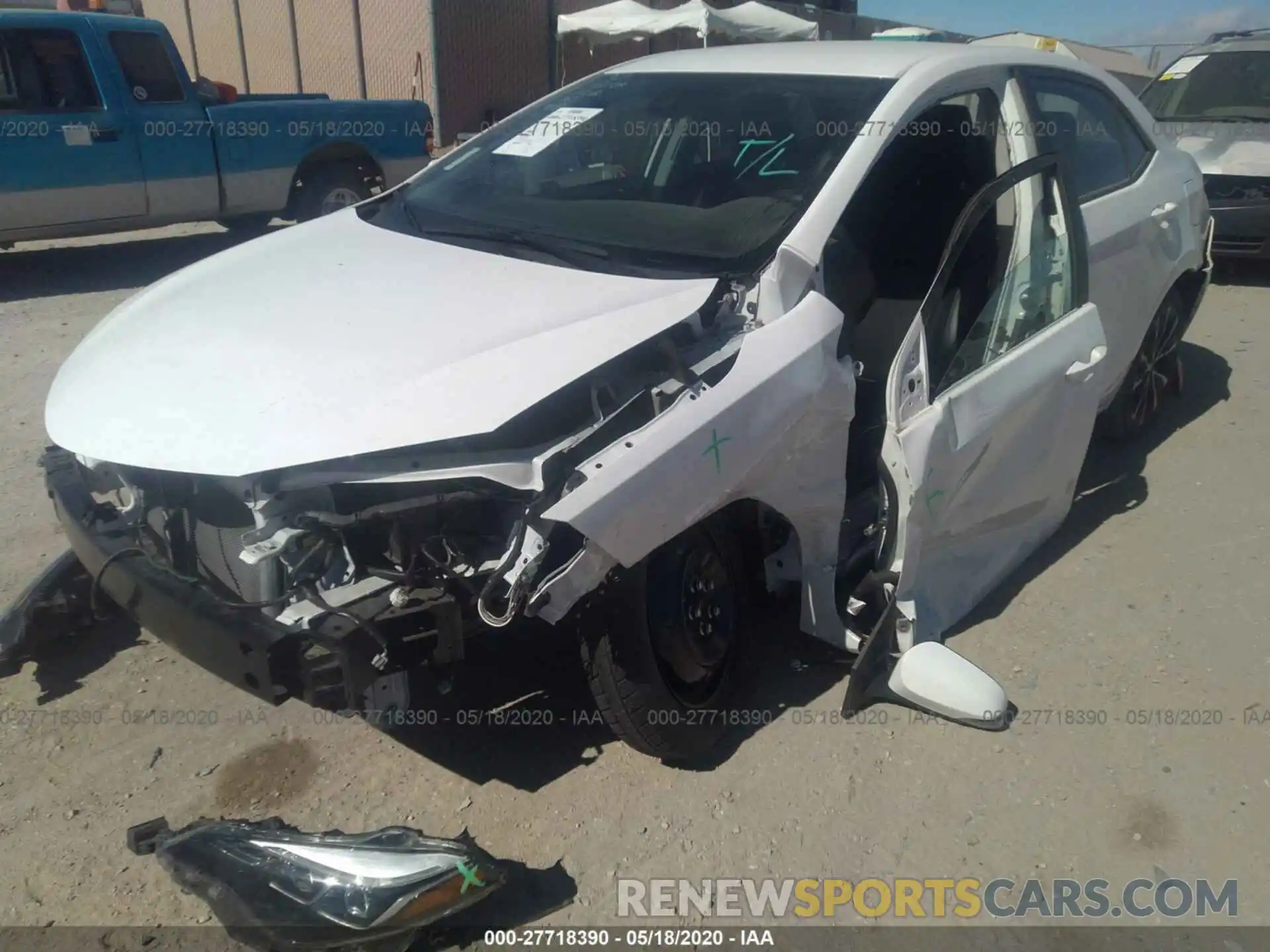 6 Photograph of a damaged car 2T1BURHE0KC148725 TOYOTA COROLLA 2019