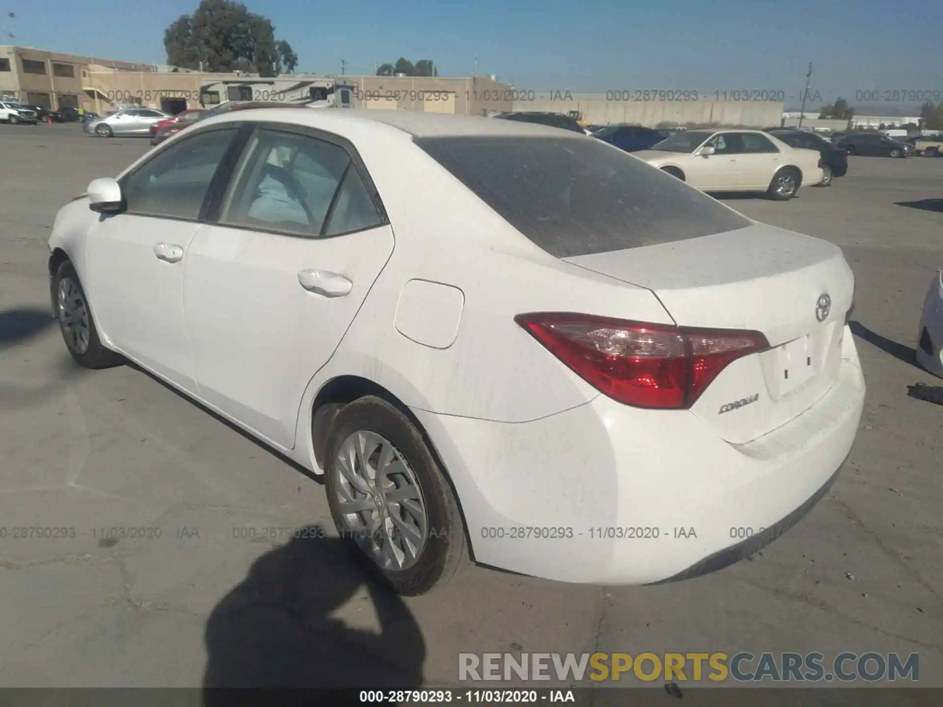 3 Photograph of a damaged car 2T1BURHE0KC149728 TOYOTA COROLLA 2019