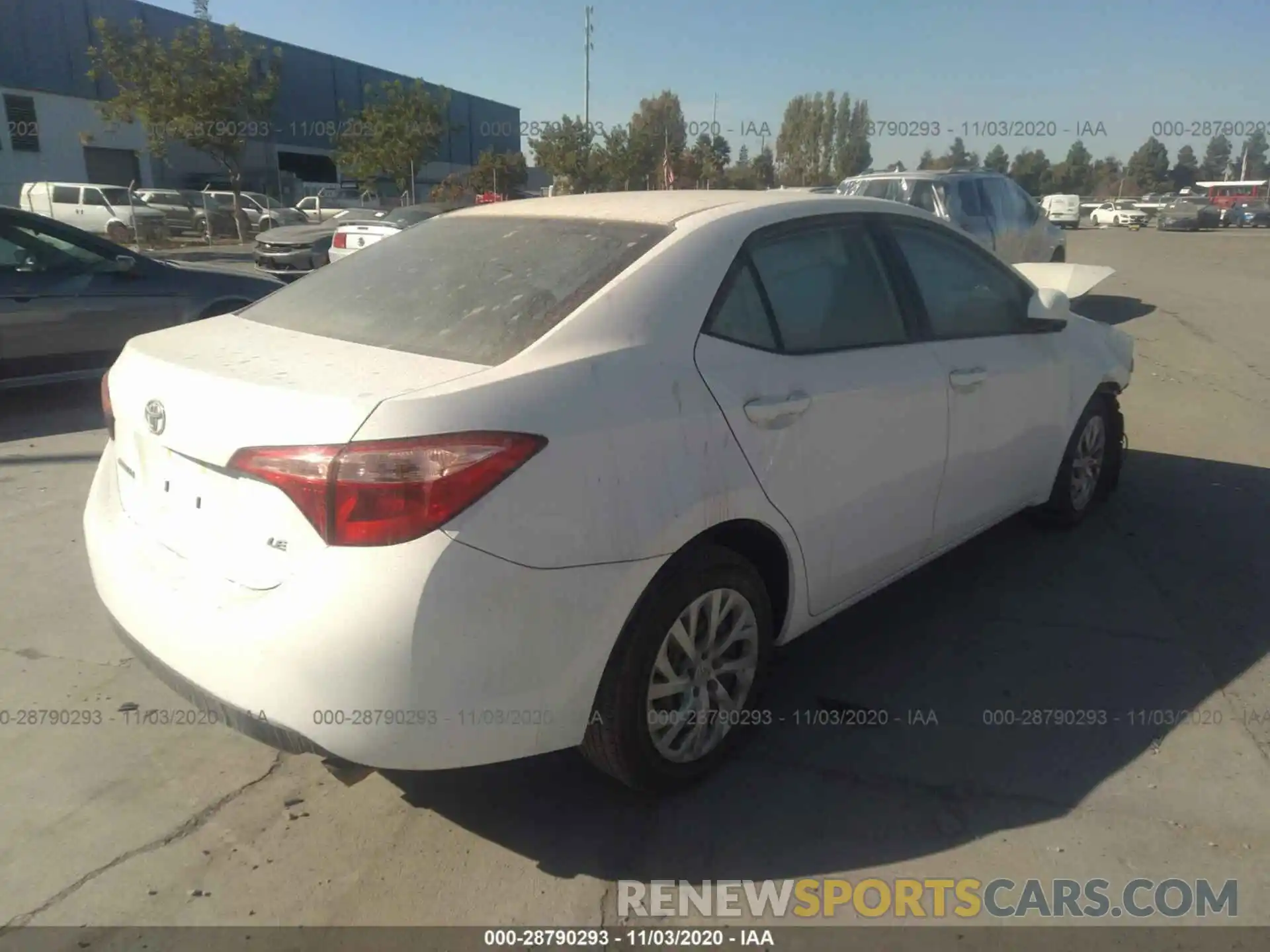 4 Photograph of a damaged car 2T1BURHE0KC149728 TOYOTA COROLLA 2019