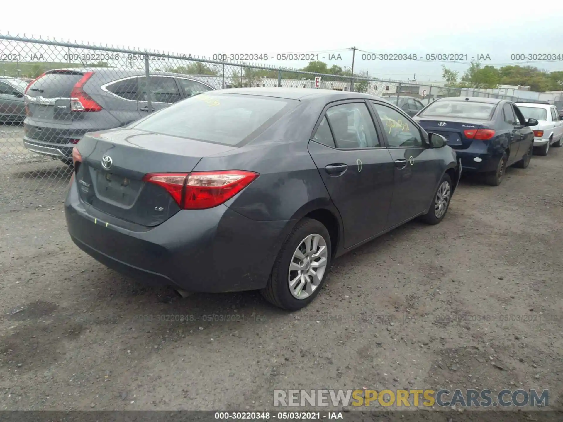 4 Photograph of a damaged car 2T1BURHE0KC150264 TOYOTA COROLLA 2019