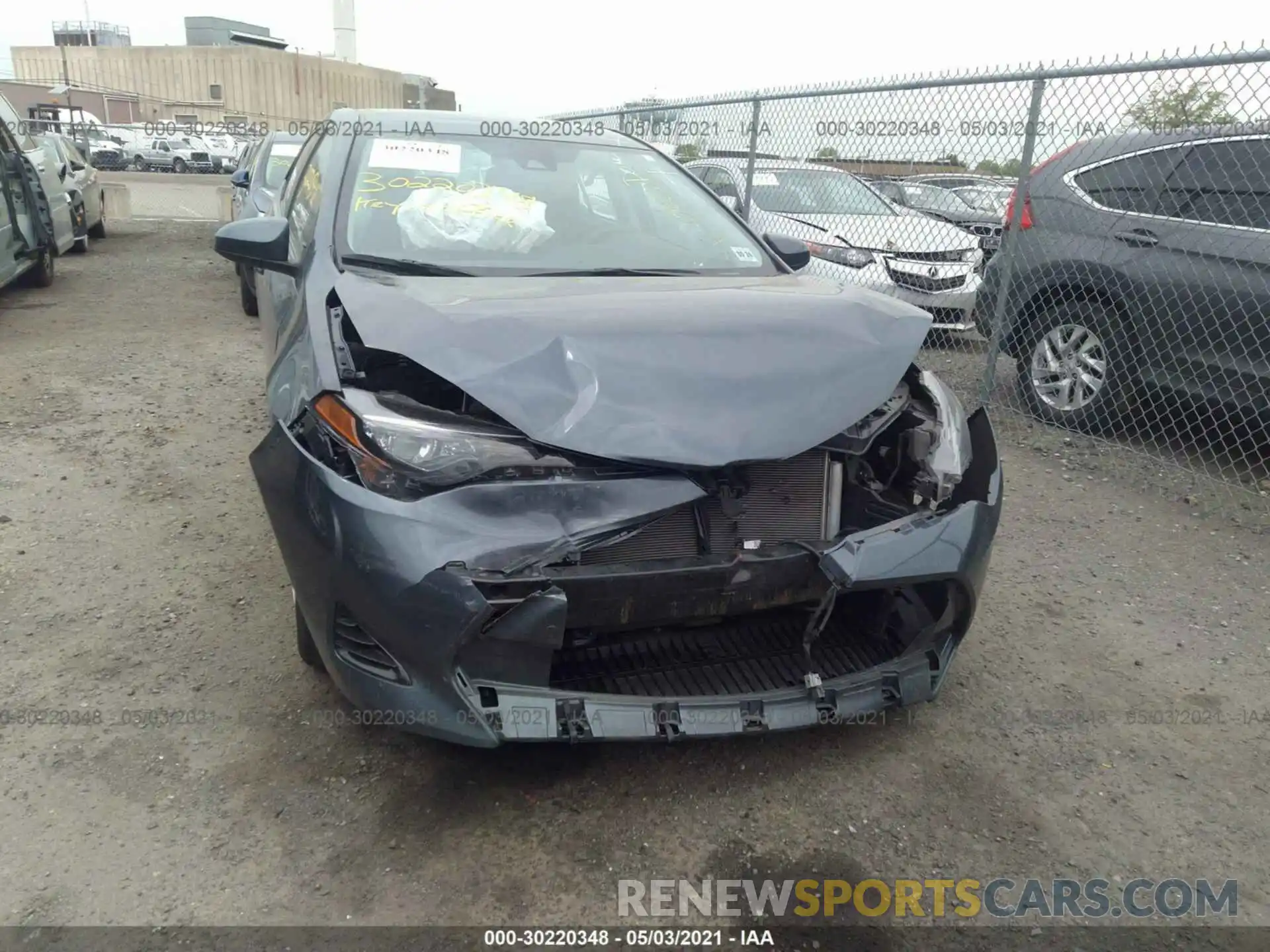 6 Photograph of a damaged car 2T1BURHE0KC150264 TOYOTA COROLLA 2019