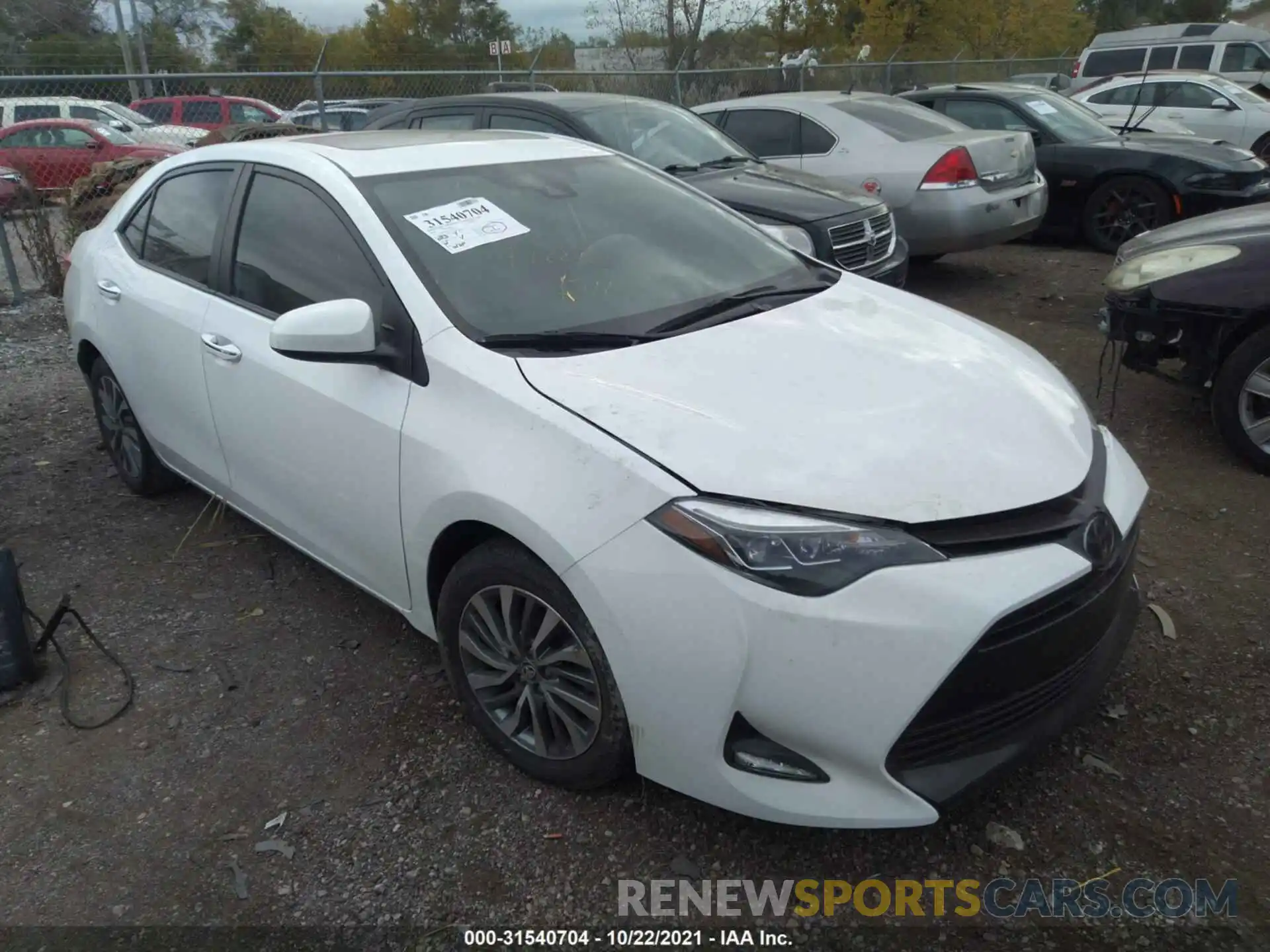 1 Photograph of a damaged car 2T1BURHE0KC150765 TOYOTA COROLLA 2019