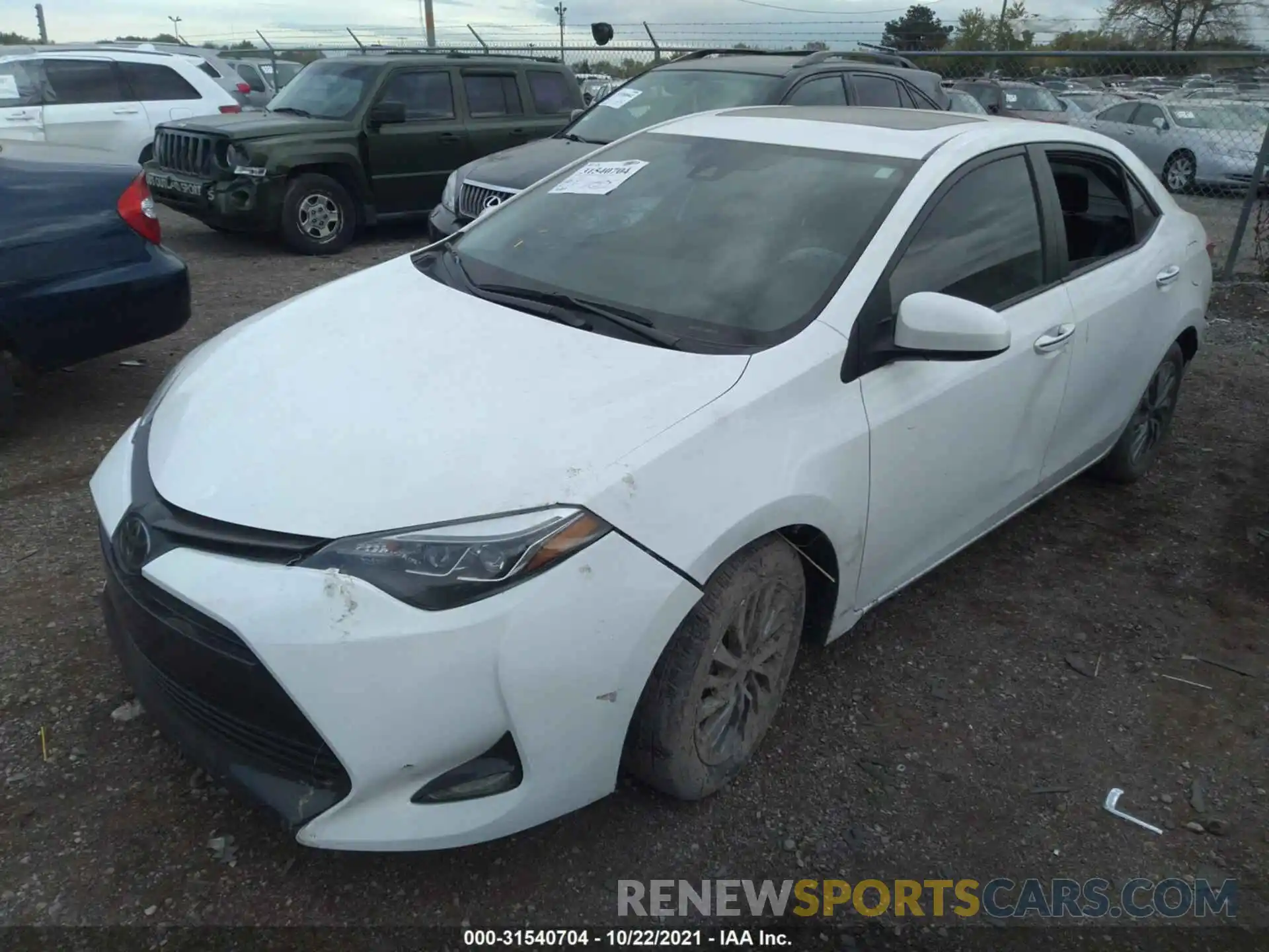 2 Photograph of a damaged car 2T1BURHE0KC150765 TOYOTA COROLLA 2019