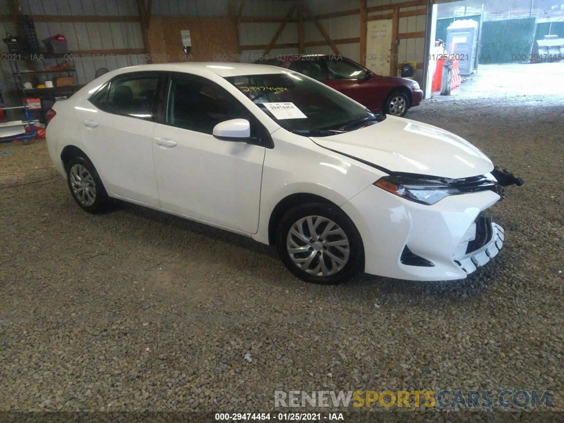 1 Photograph of a damaged car 2T1BURHE0KC151401 TOYOTA COROLLA 2019