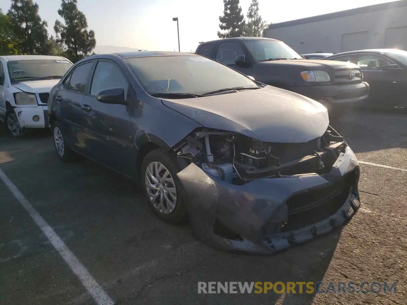 1 Photograph of a damaged car 2T1BURHE0KC152175 TOYOTA COROLLA 2019