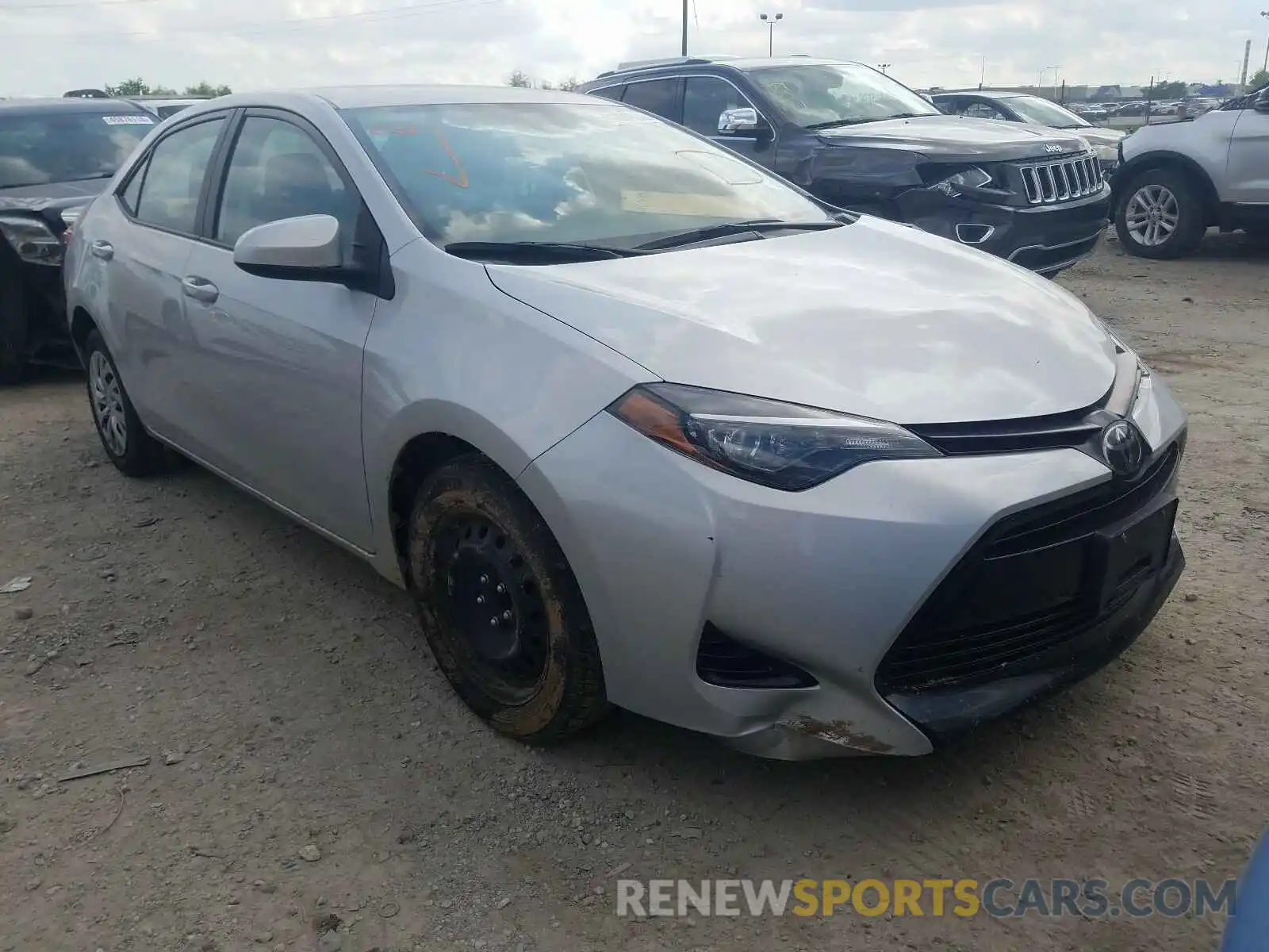 1 Photograph of a damaged car 2T1BURHE0KC152256 TOYOTA COROLLA 2019