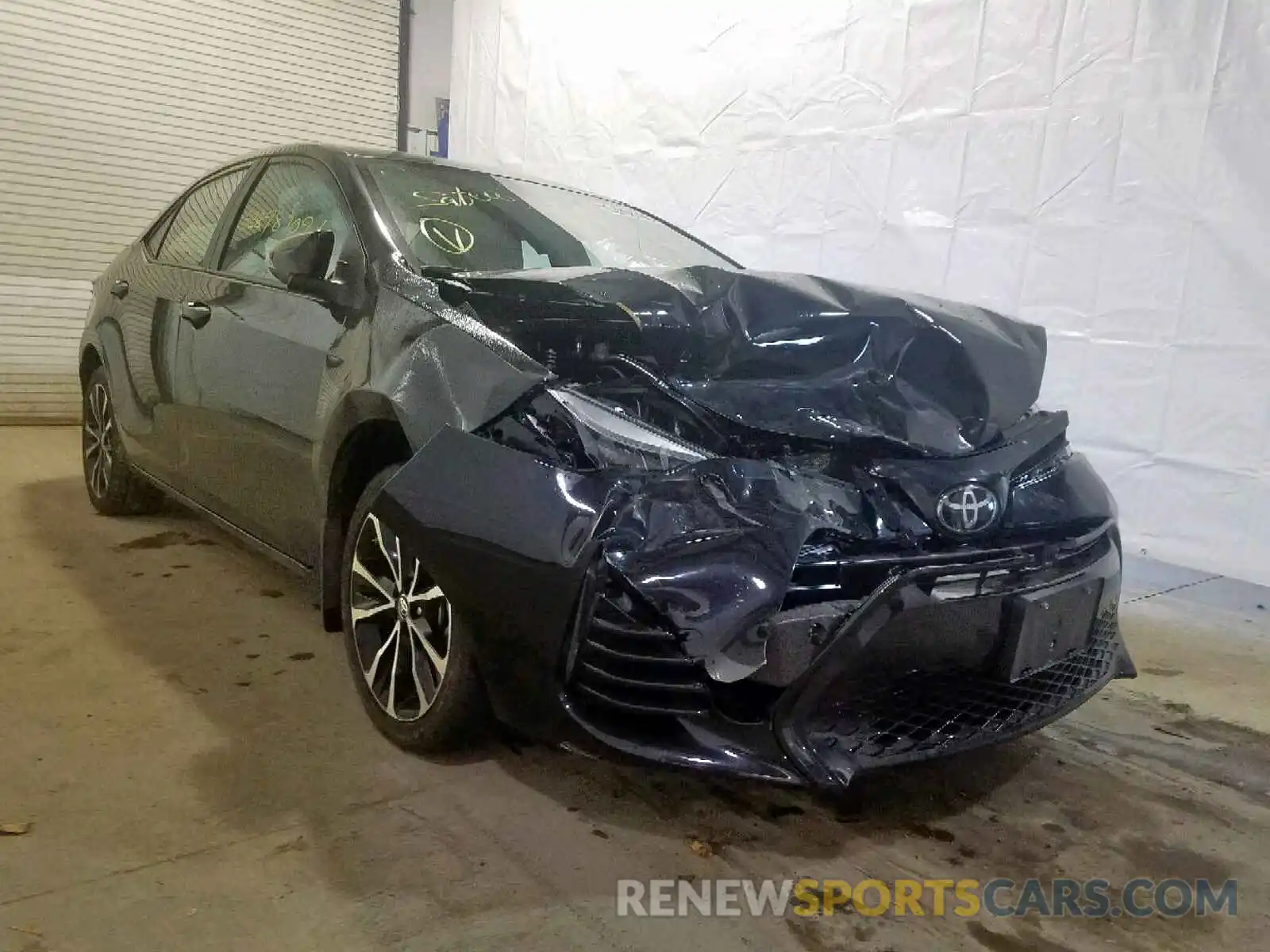 1 Photograph of a damaged car 2T1BURHE0KC152936 TOYOTA COROLLA 2019