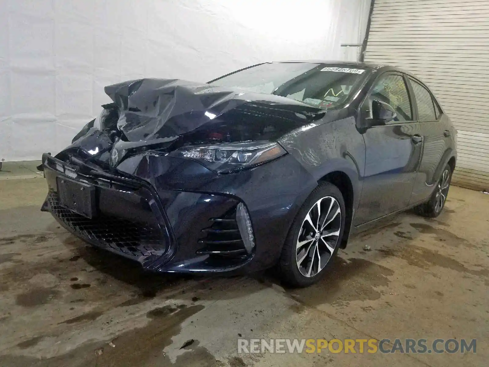 2 Photograph of a damaged car 2T1BURHE0KC152936 TOYOTA COROLLA 2019