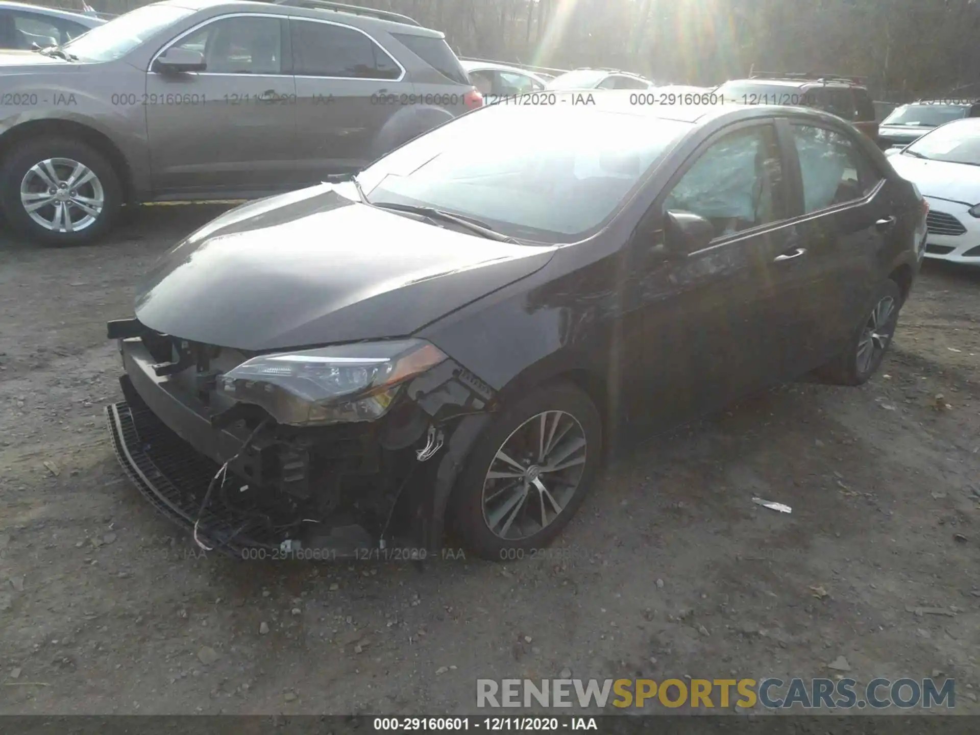 2 Photograph of a damaged car 2T1BURHE0KC153276 TOYOTA COROLLA 2019