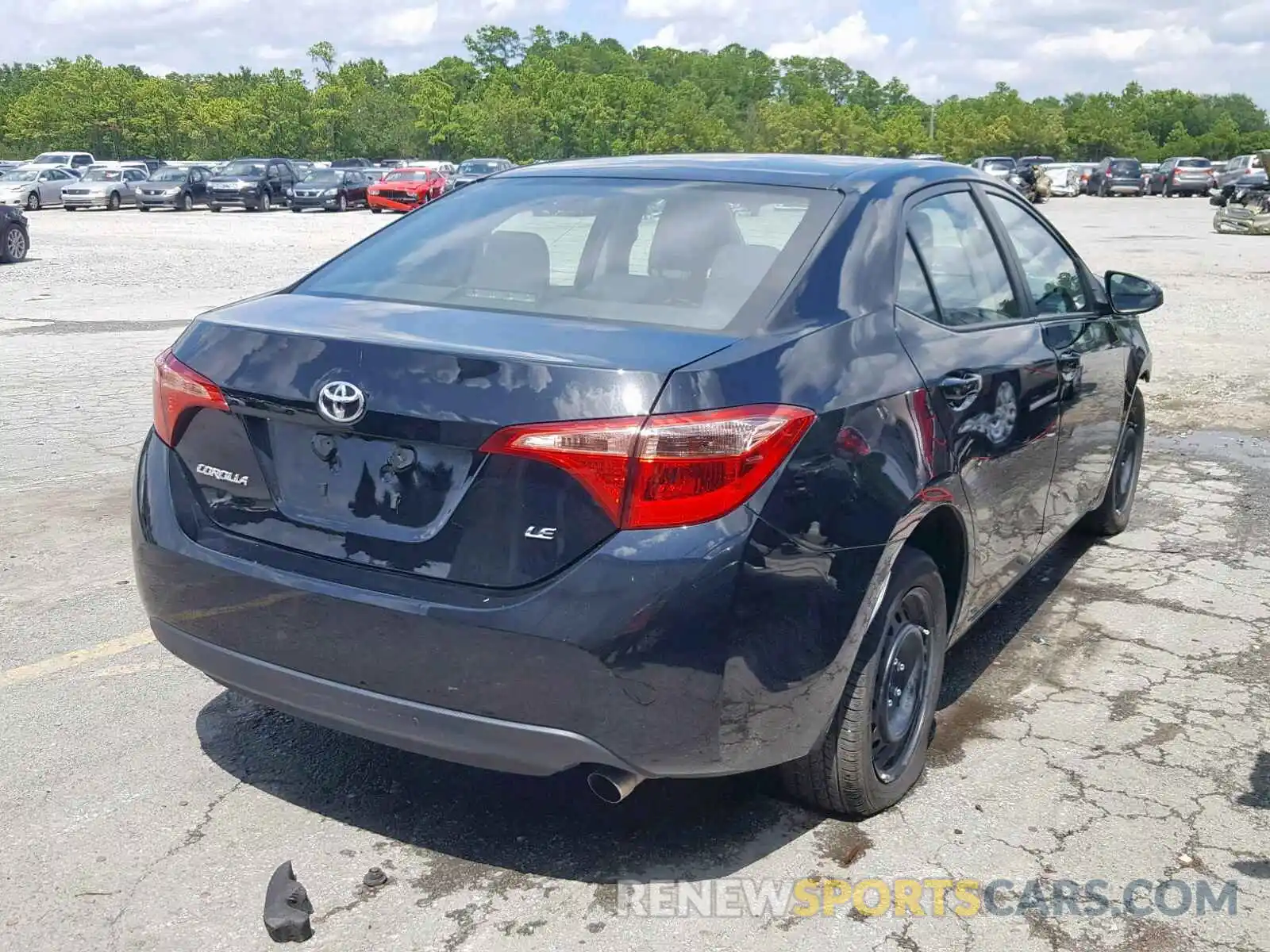 4 Photograph of a damaged car 2T1BURHE0KC153357 TOYOTA COROLLA 2019