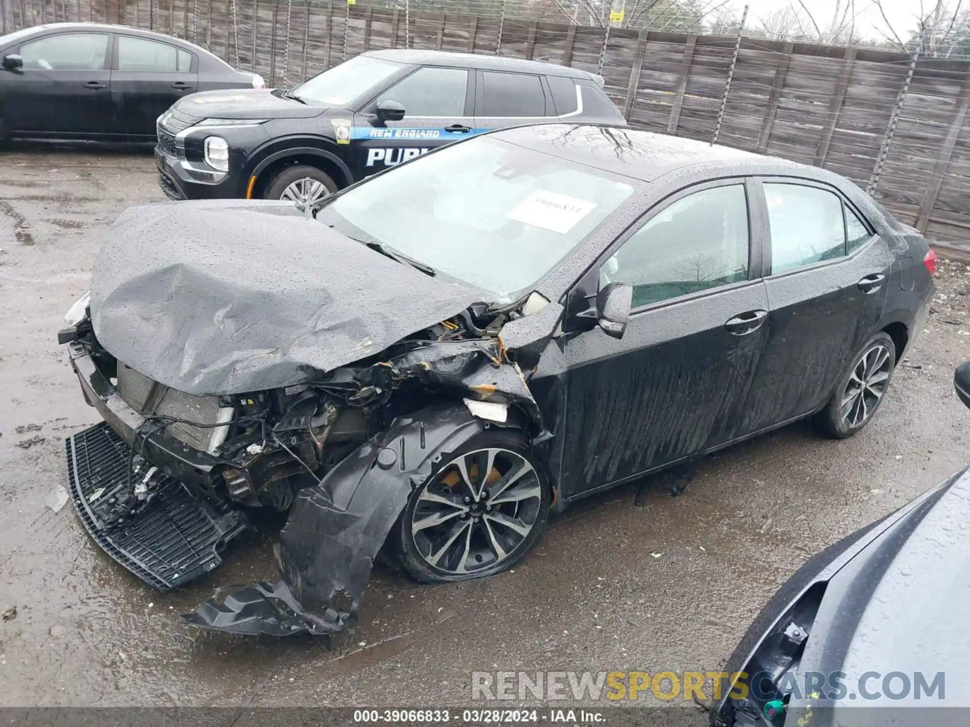 2 Photograph of a damaged car 2T1BURHE0KC153410 TOYOTA COROLLA 2019