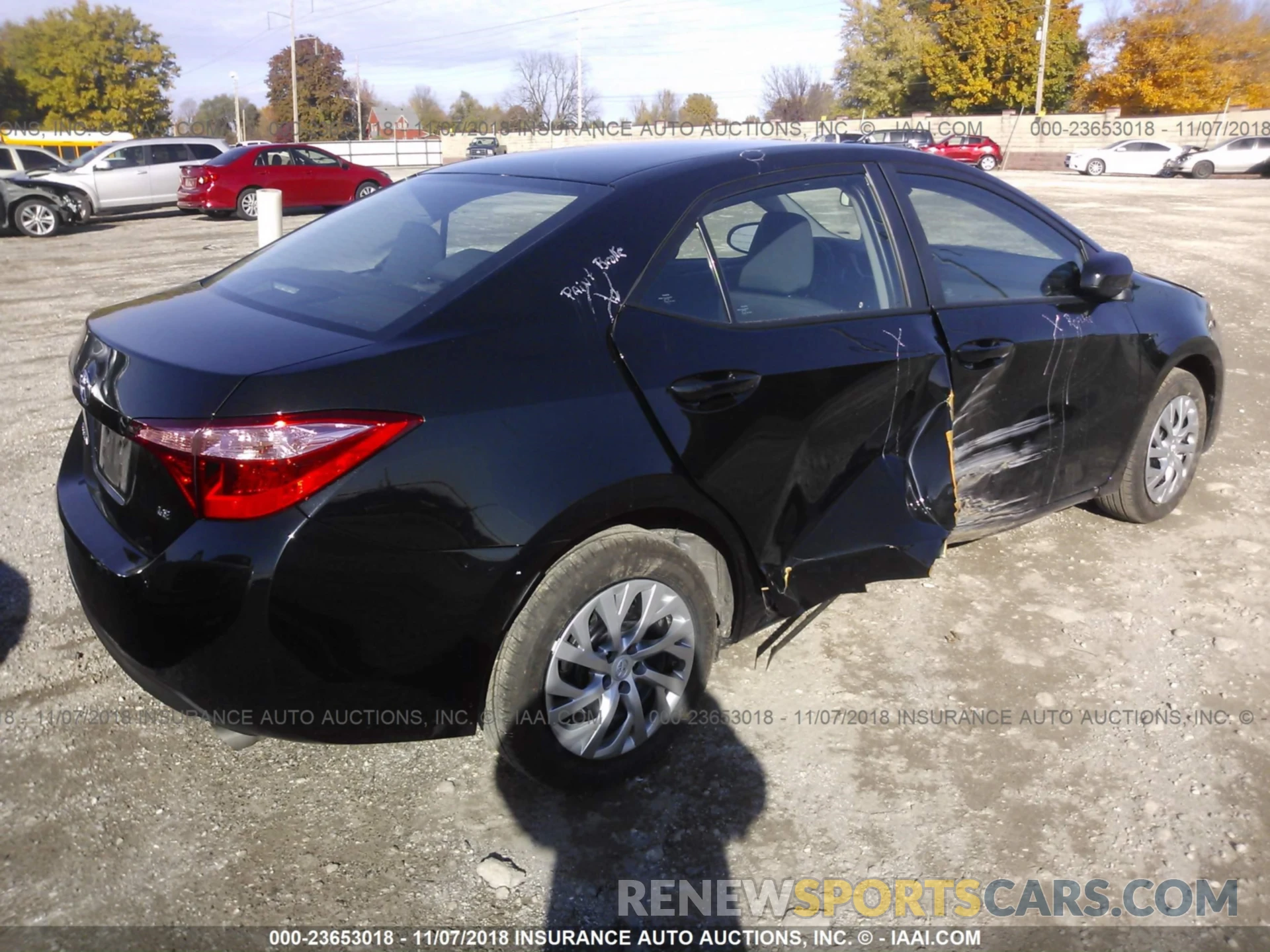 4 Photograph of a damaged car 2T1BURHE0KC153651 Toyota Corolla 2019