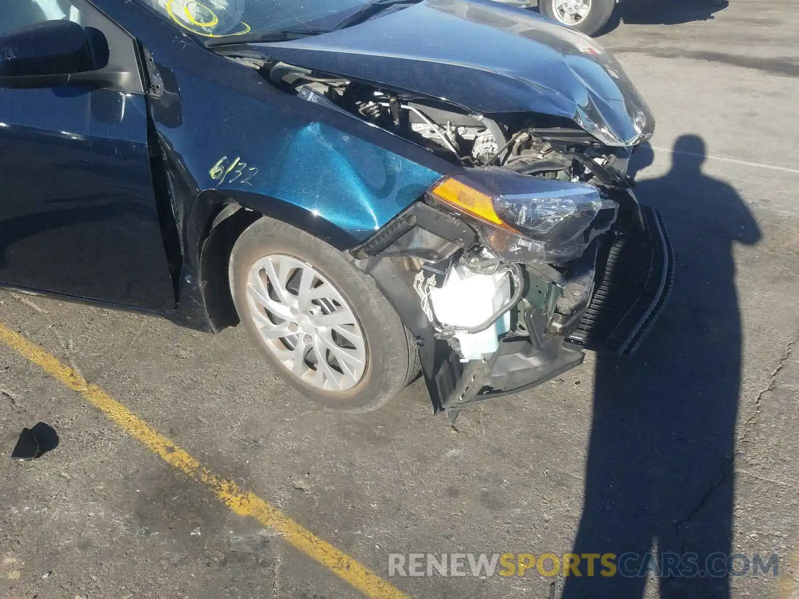 9 Фотография поврежденного автомобиля 2T1BURHE0KC154427 TOYOTA COROLLA 2019