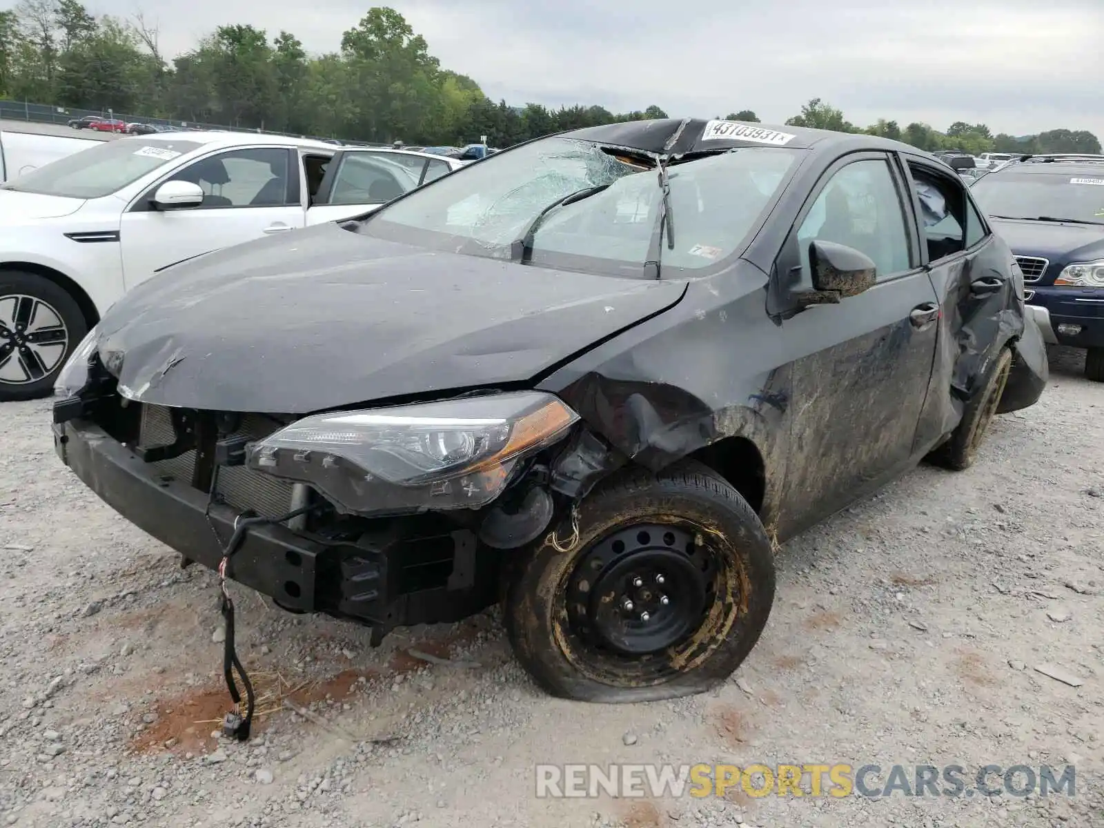 2 Photograph of a damaged car 2T1BURHE0KC155108 TOYOTA COROLLA 2019