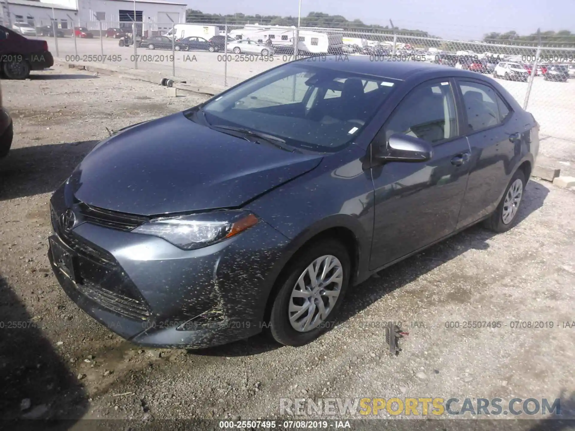 2 Photograph of a damaged car 2T1BURHE0KC155447 TOYOTA COROLLA 2019