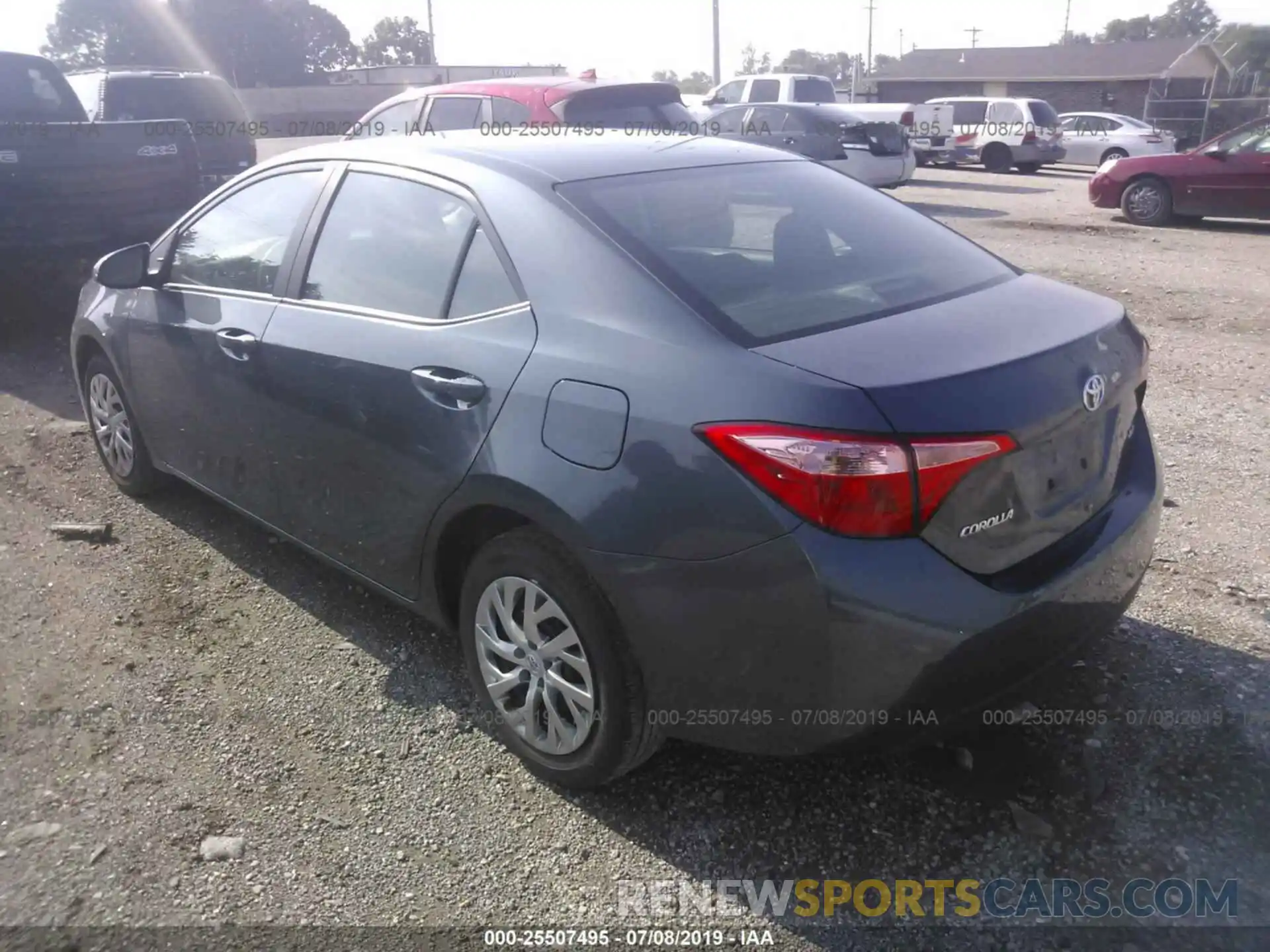 3 Photograph of a damaged car 2T1BURHE0KC155447 TOYOTA COROLLA 2019